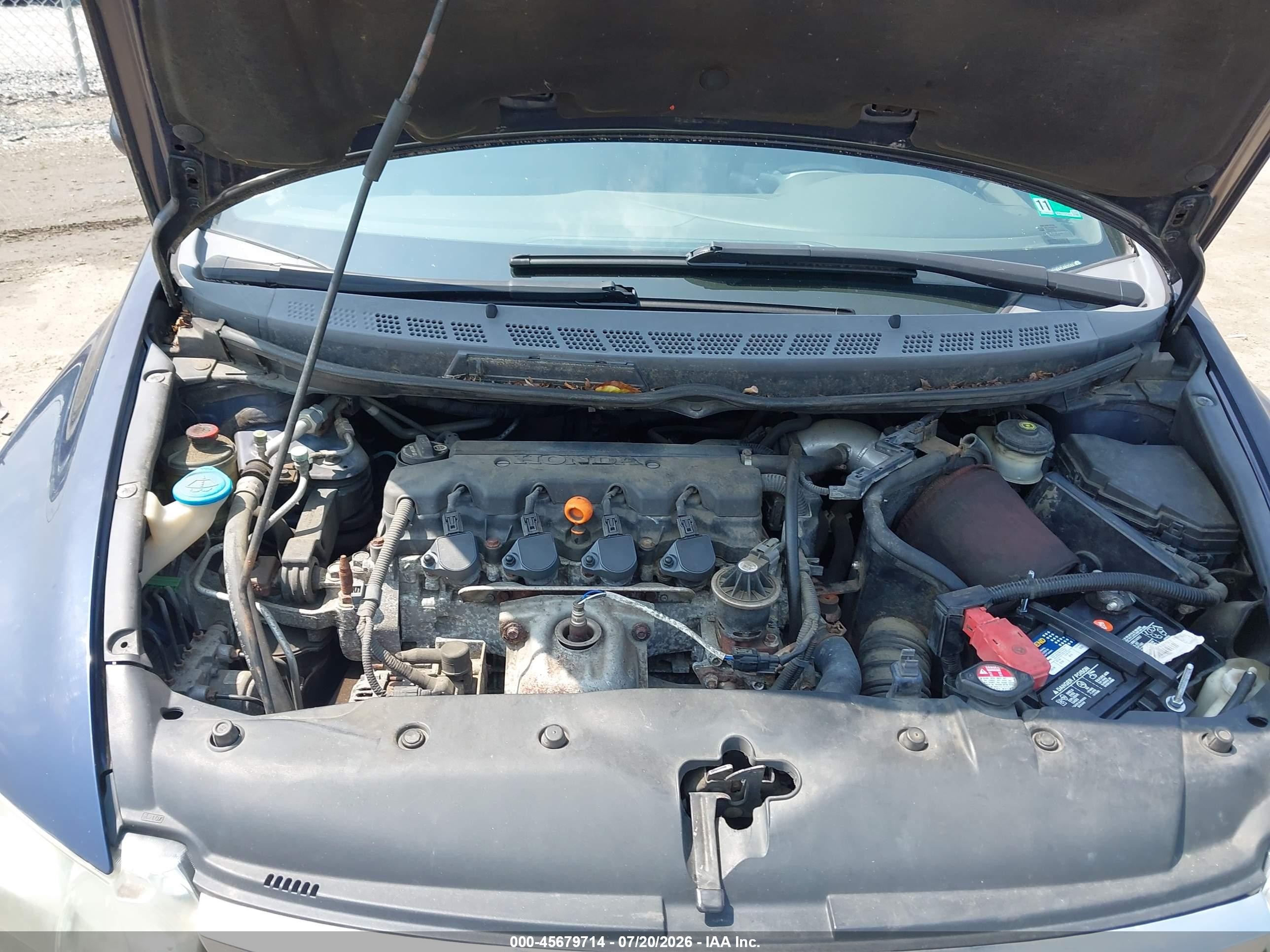 2007 Honda Civic Ex Blue vin: 1HGFA16887L085593