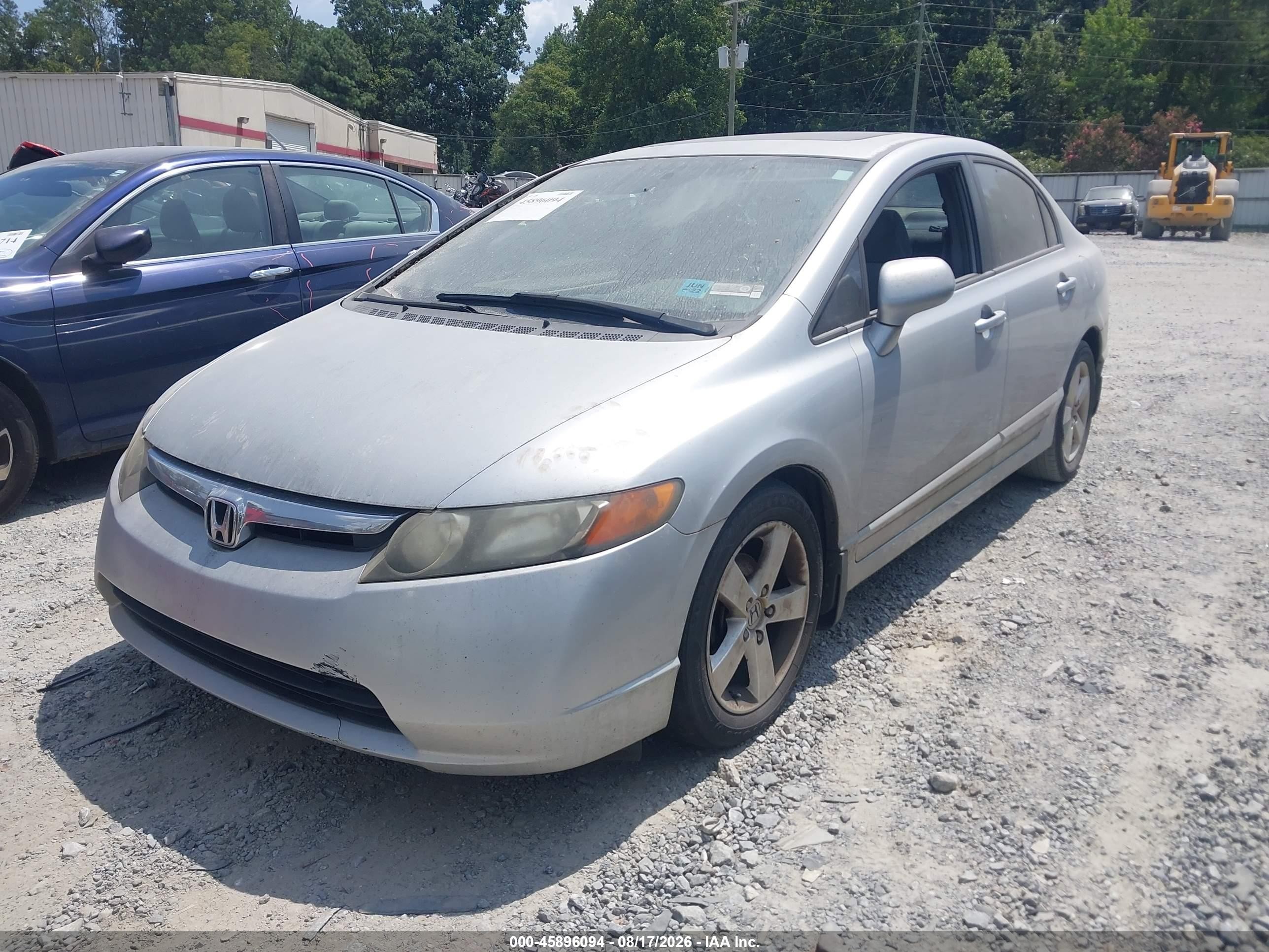 2007 Honda Civic Ex Silver vin: 1HGFA16887L106295