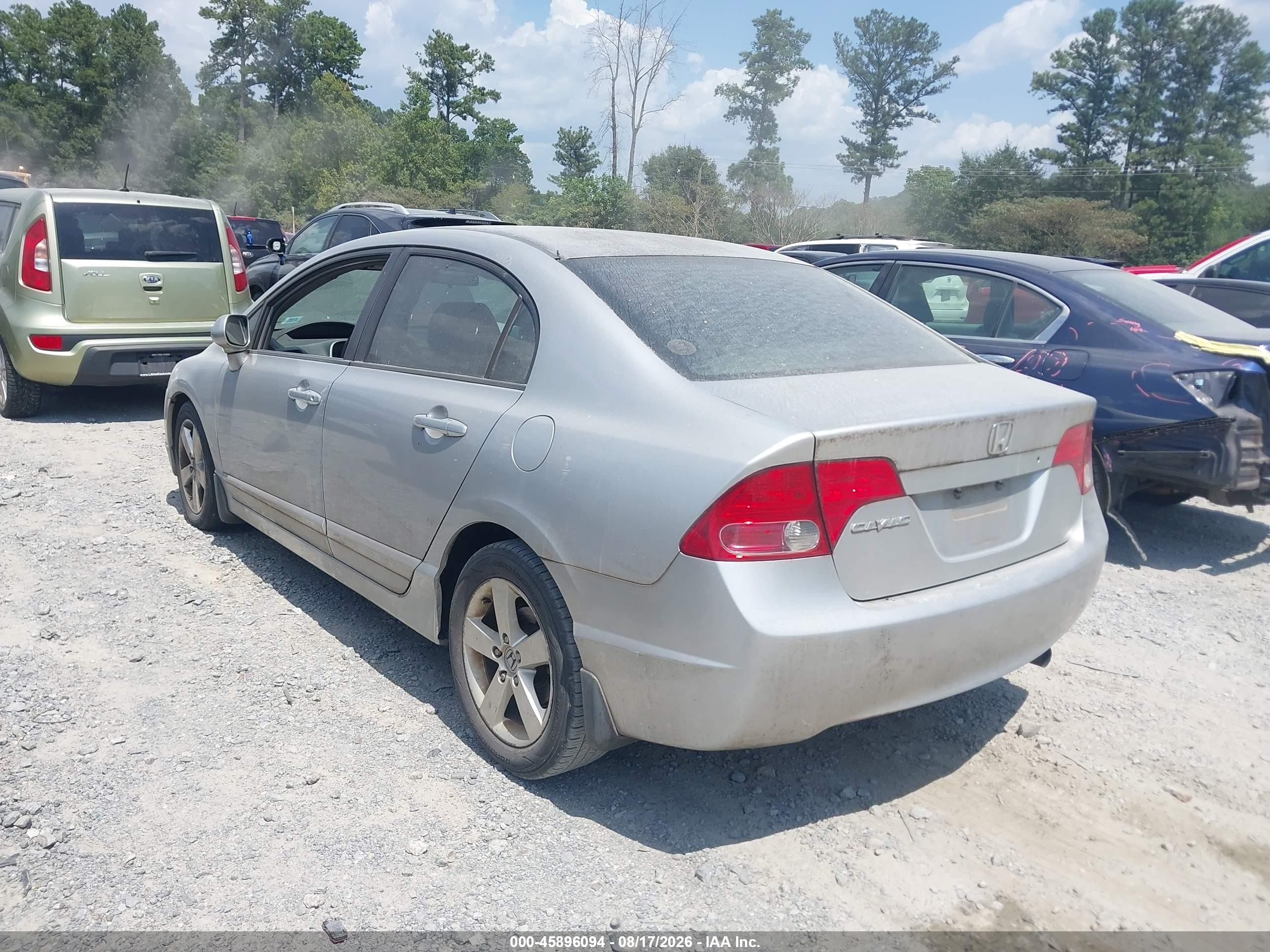 2007 Honda Civic Ex Silver vin: 1HGFA16887L106295