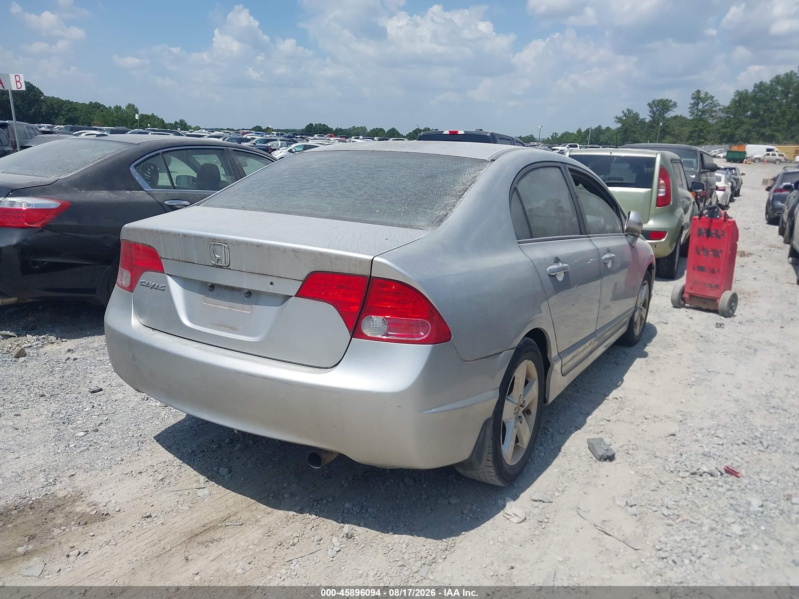 2007 Honda Civic Ex Silver vin: 1HGFA16887L106295