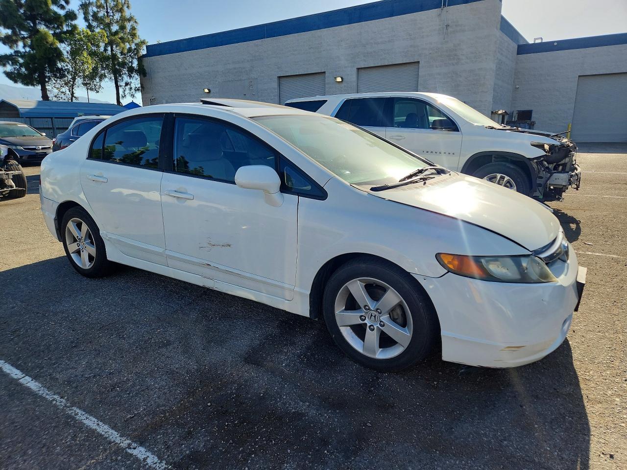 2008 Honda Civic Ex White vin: 1HGFA16888L003136