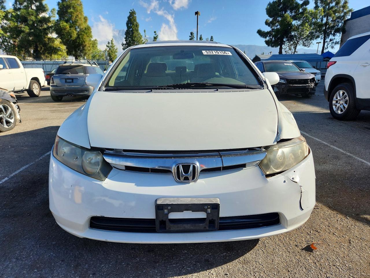 2008 Honda Civic Ex White vin: 1HGFA16888L003136