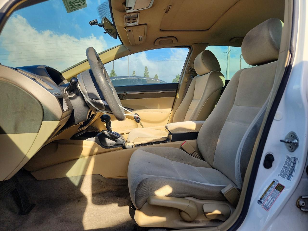 2008 Honda Civic Ex White vin: 1HGFA16888L003136