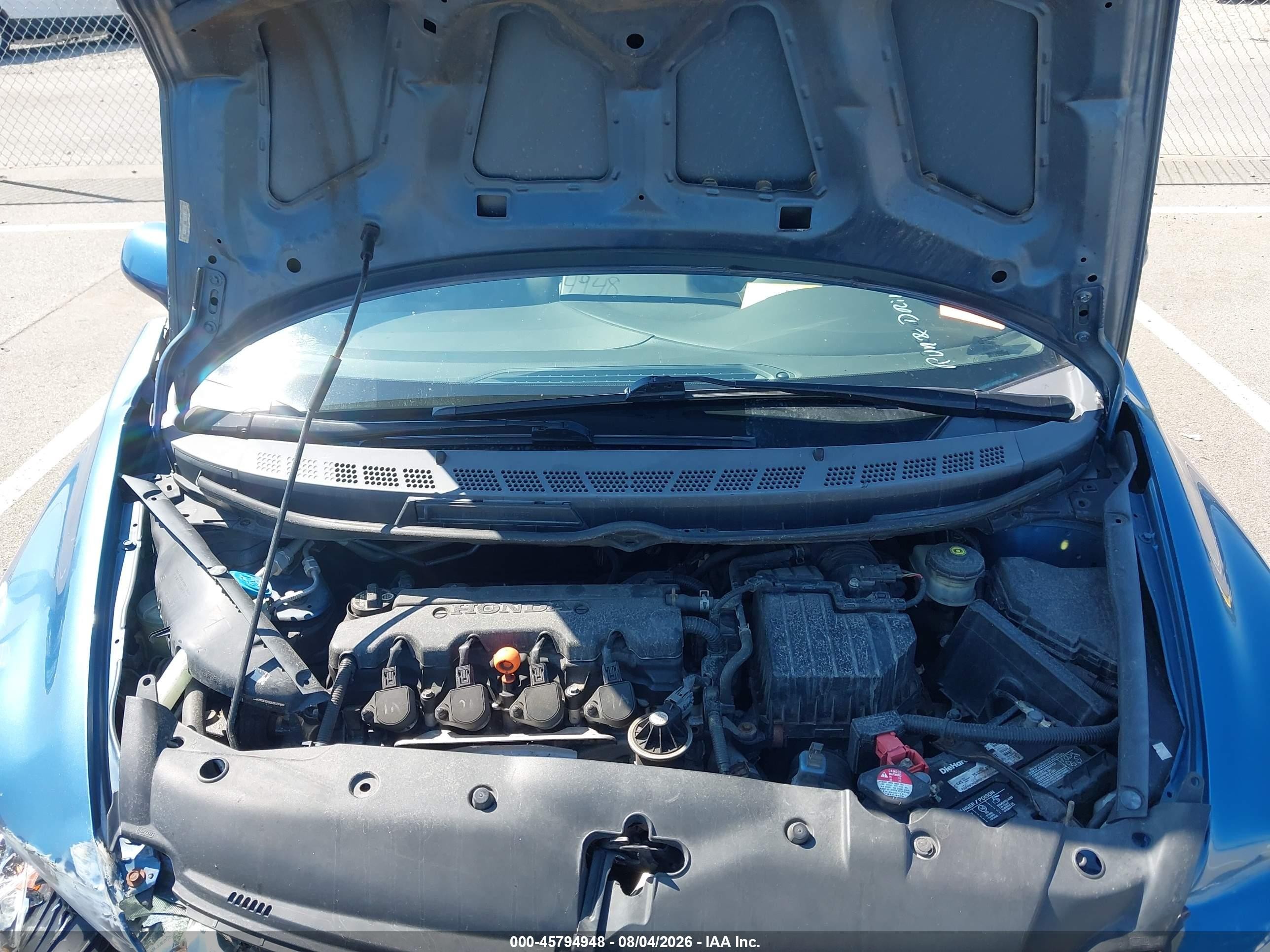 2008 Honda Civic Ex Blue vin: 1HGFA16888L015206
