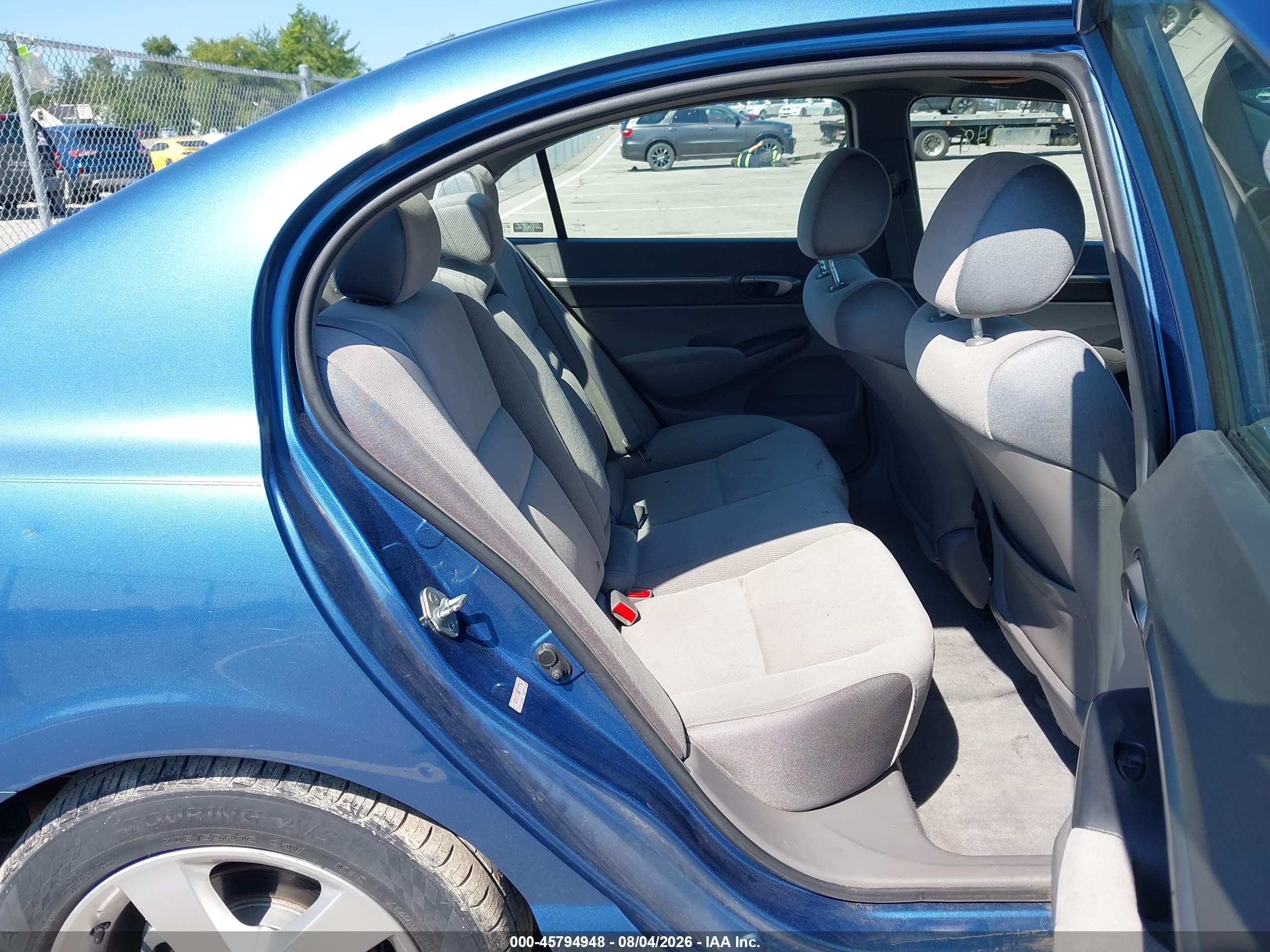 2008 Honda Civic Ex Blue vin: 1HGFA16888L015206