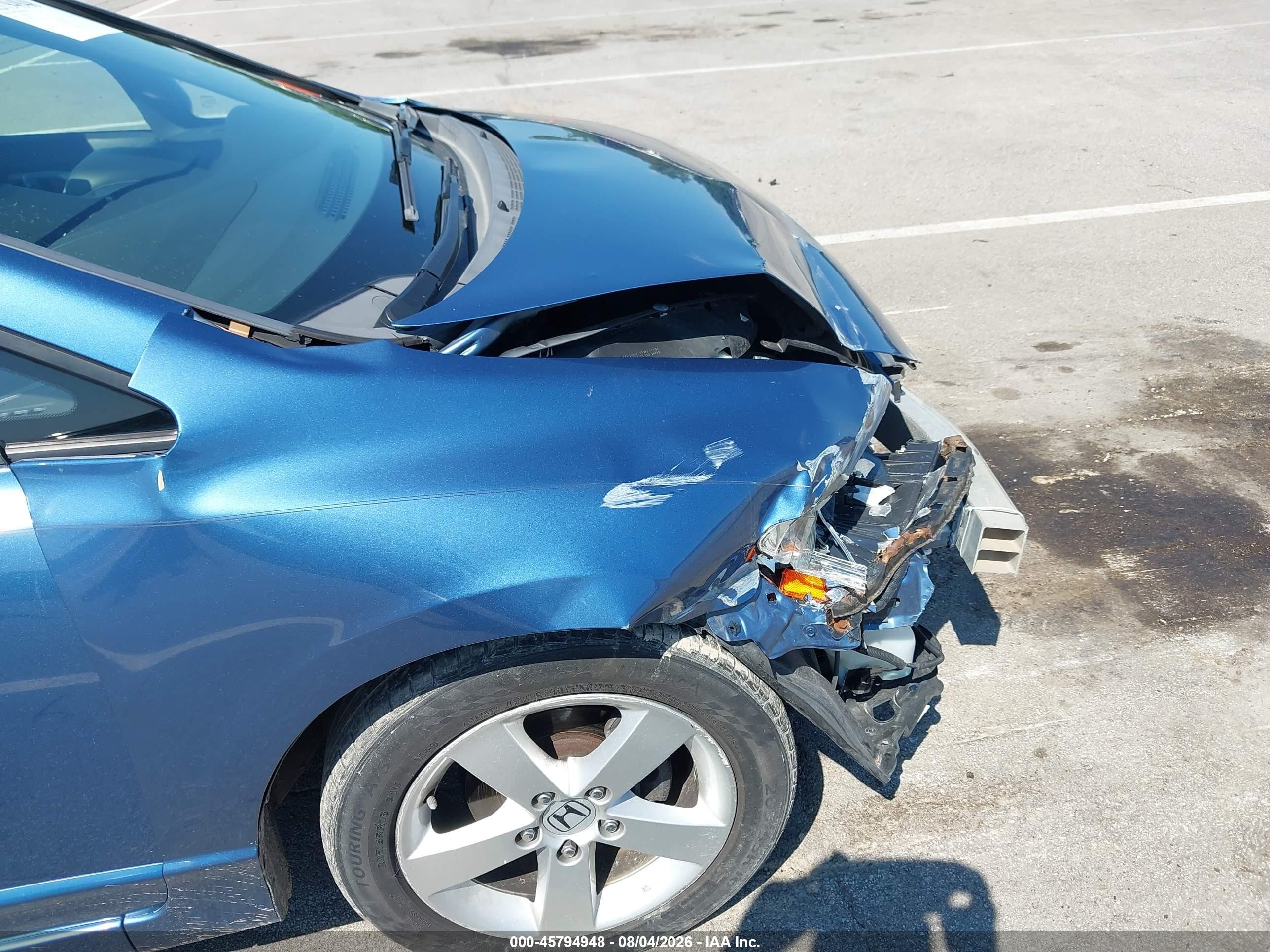2008 Honda Civic Ex Blue vin: 1HGFA16888L015206
