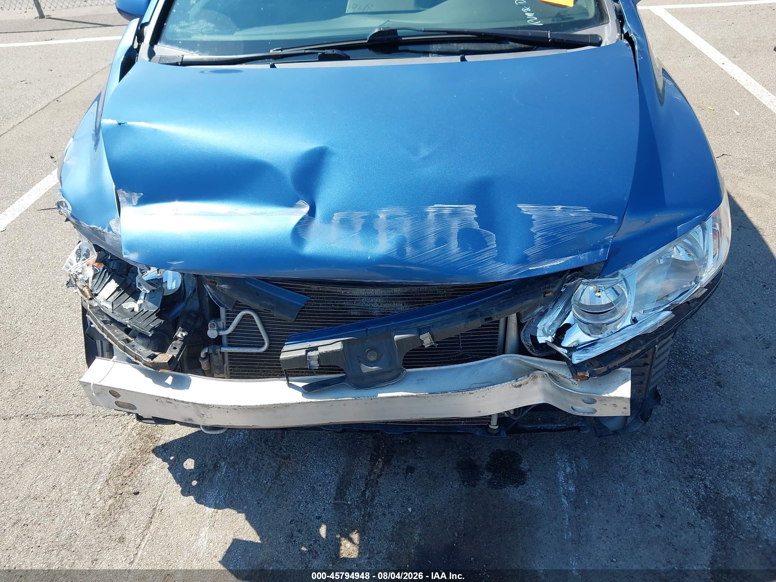 2008 Honda Civic Ex Blue vin: 1HGFA16888L015206