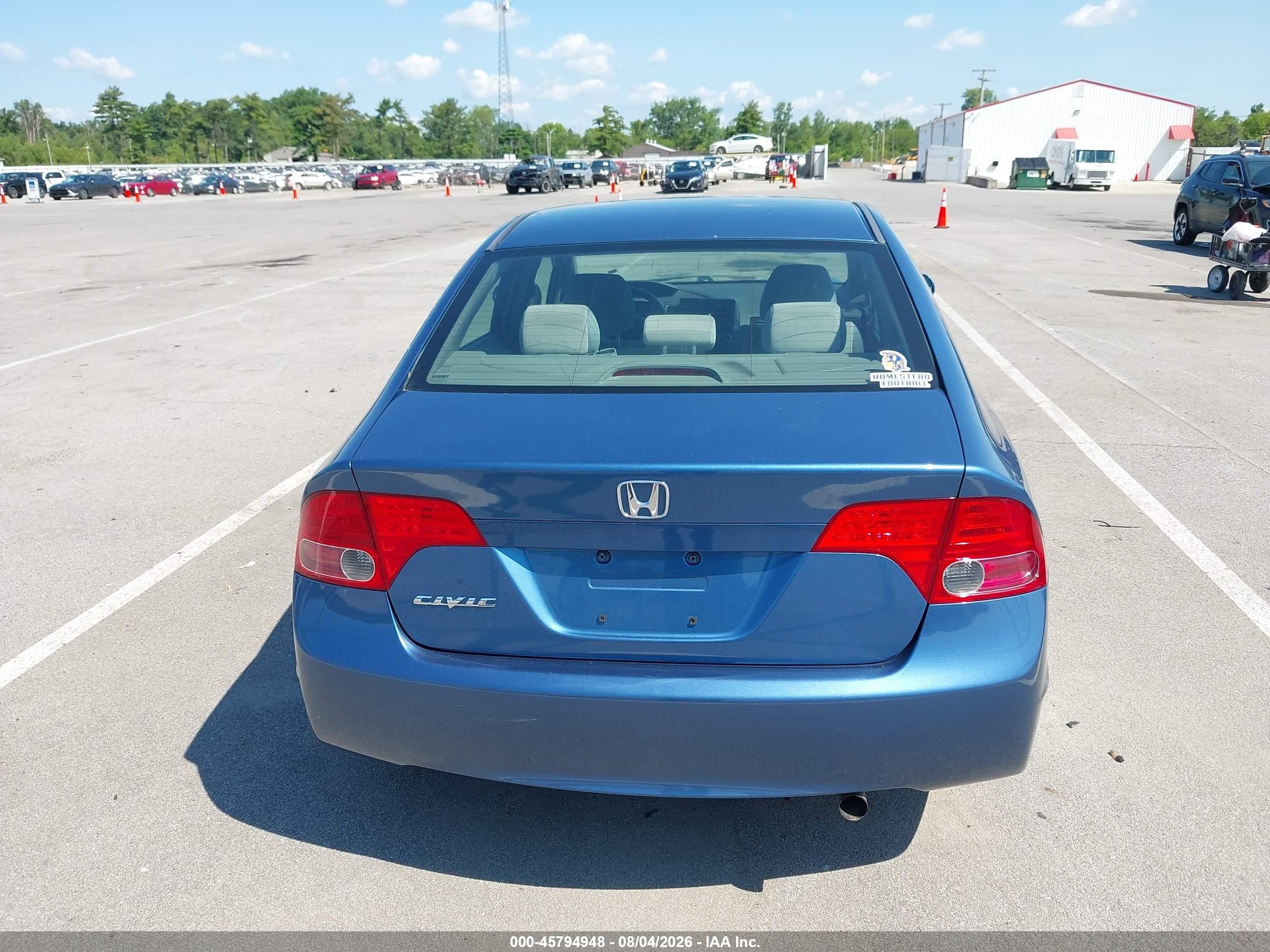 2008 Honda Civic Ex Blue vin: 1HGFA16888L015206
