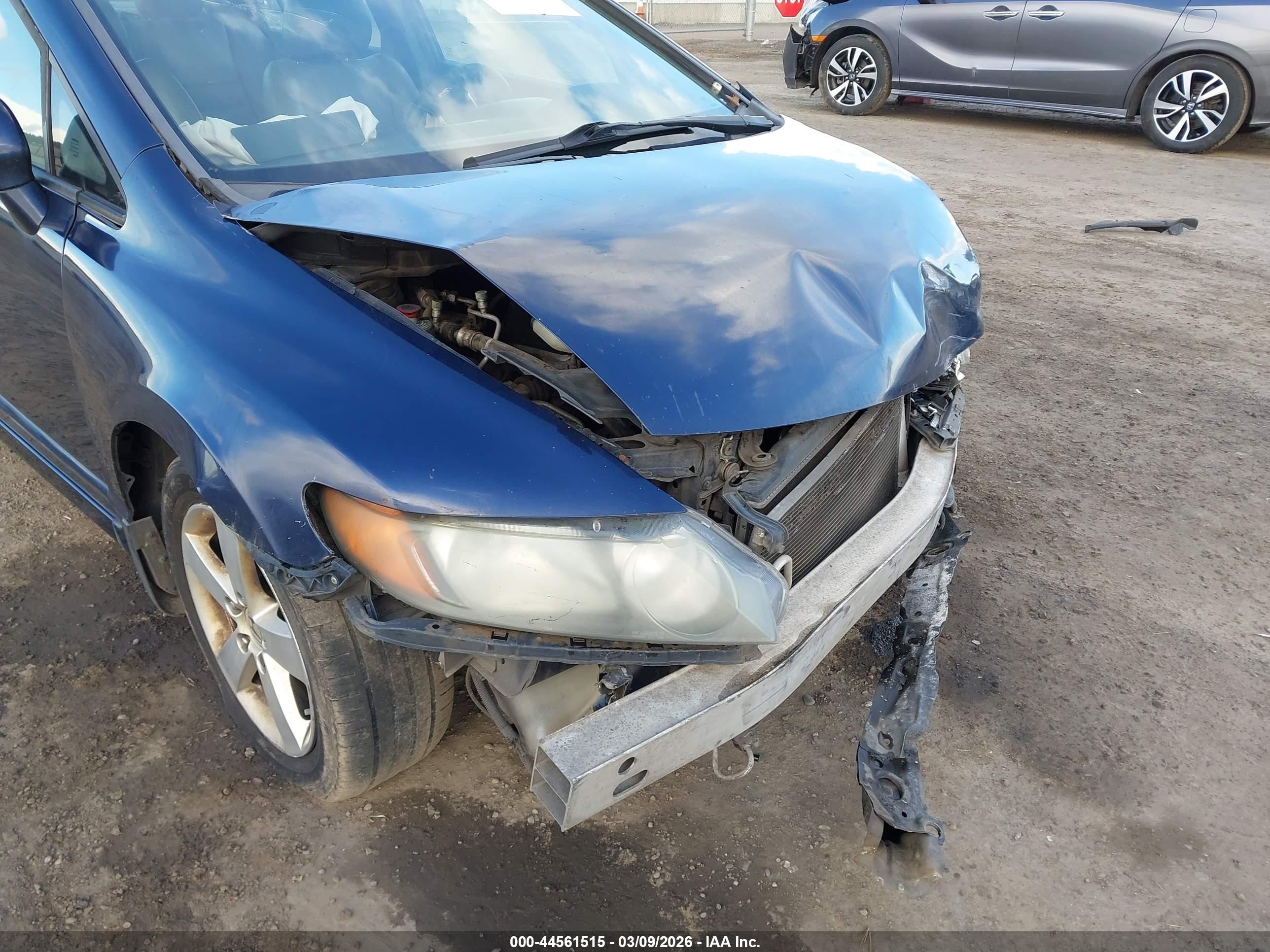2008 Honda Civic Ex Blue vin: 1HGFA16888L022821
