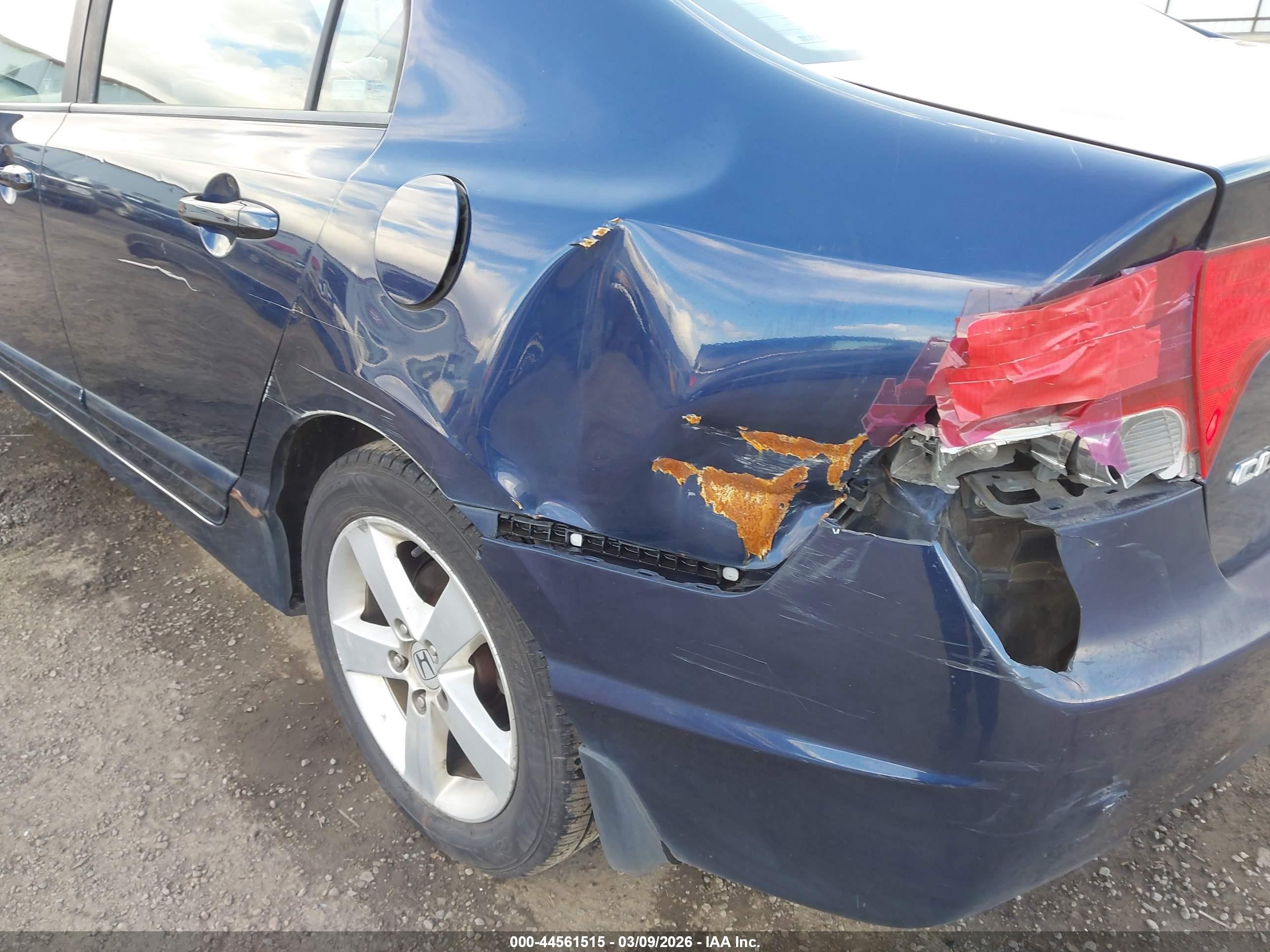 2008 Honda Civic Ex Blue vin: 1HGFA16888L022821