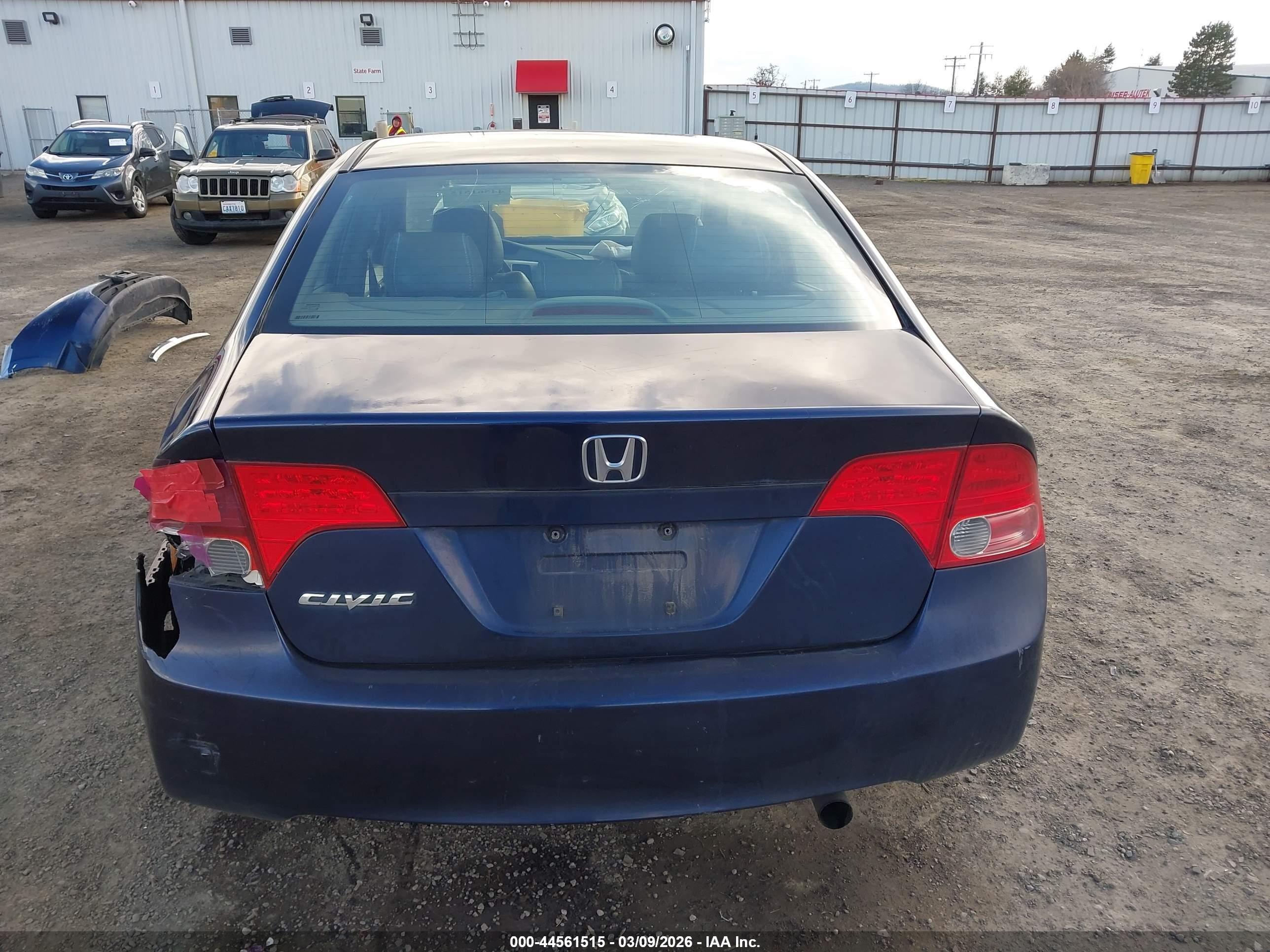 2008 Honda Civic Ex Blue vin: 1HGFA16888L022821