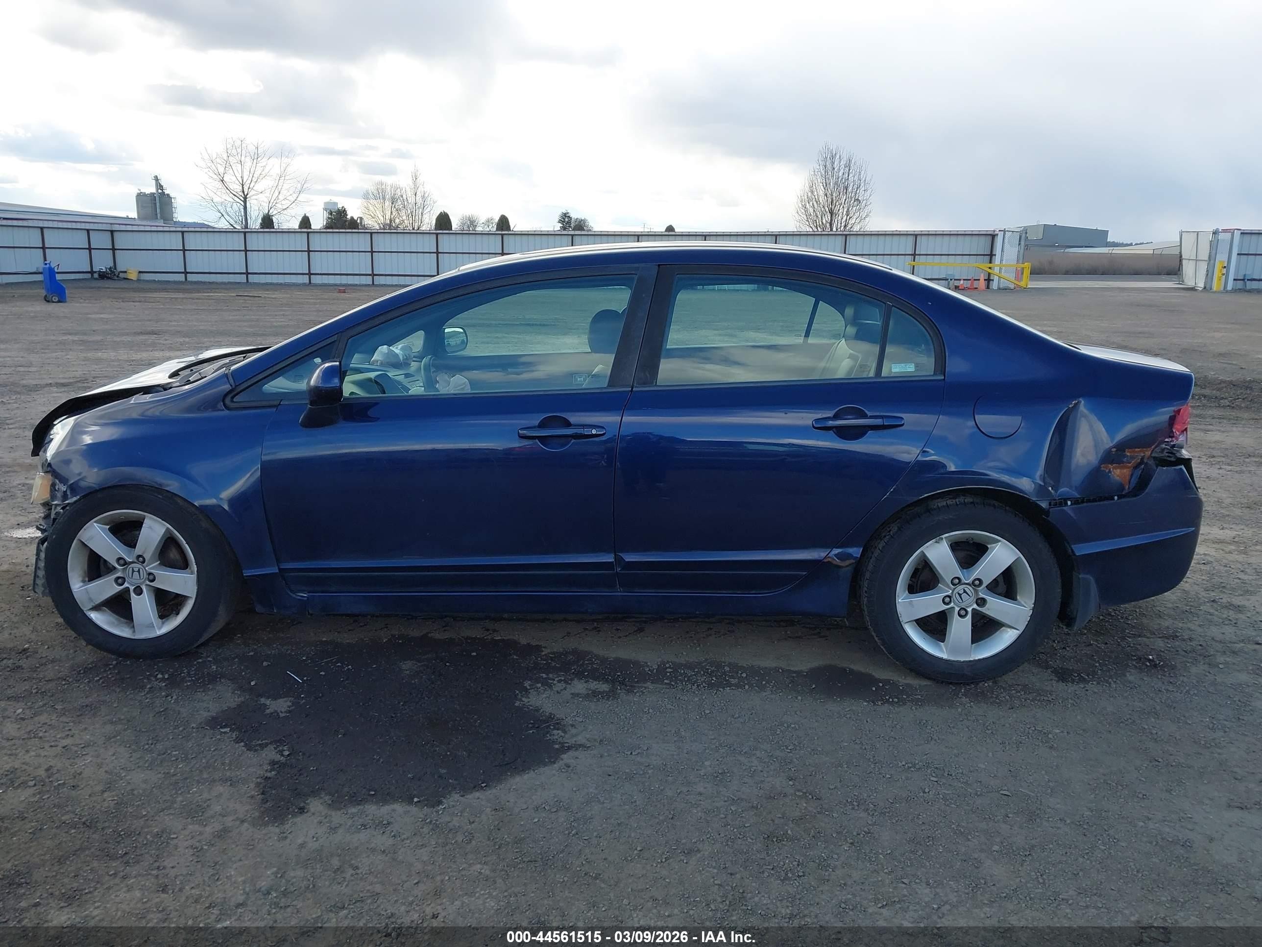 2008 Honda Civic Ex Blue vin: 1HGFA16888L022821