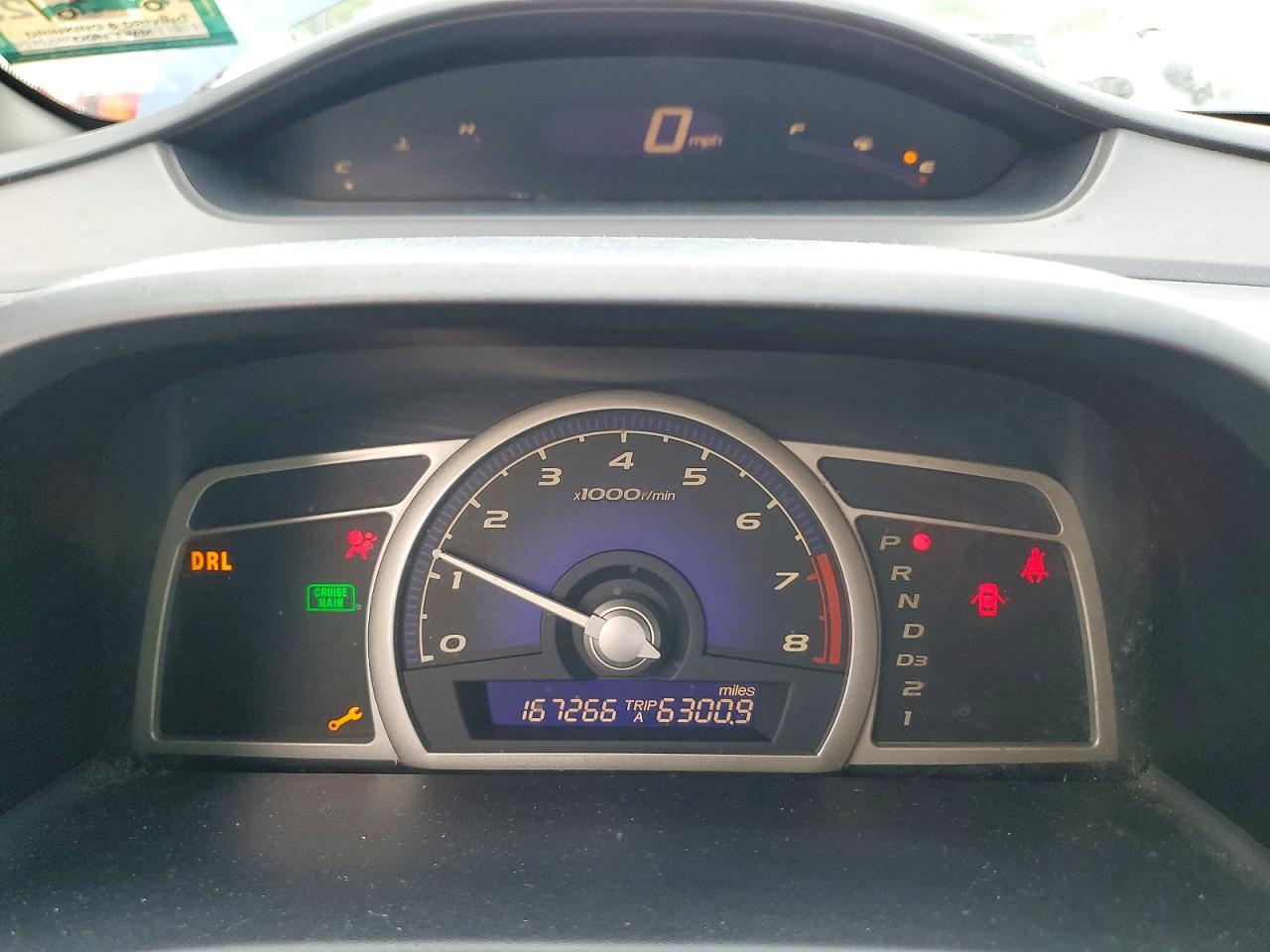 2008 Honda Civic Ex Blue vin: 1HGFA16888L047976