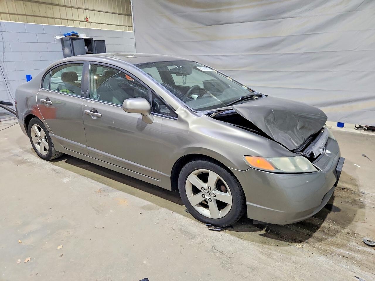 2008 Honda Civic Ex Желто-коричневый vin: 1HGFA16888L075048