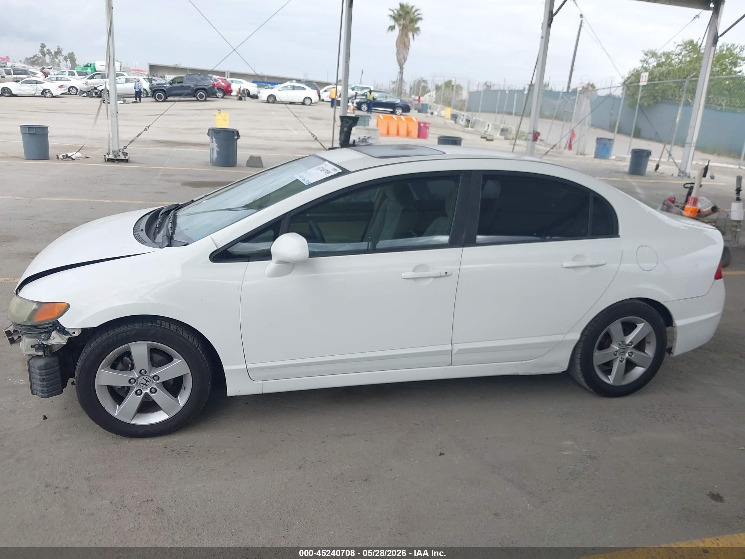 2008 Honda Civic Ex White vin: 1HGFA16888L086308