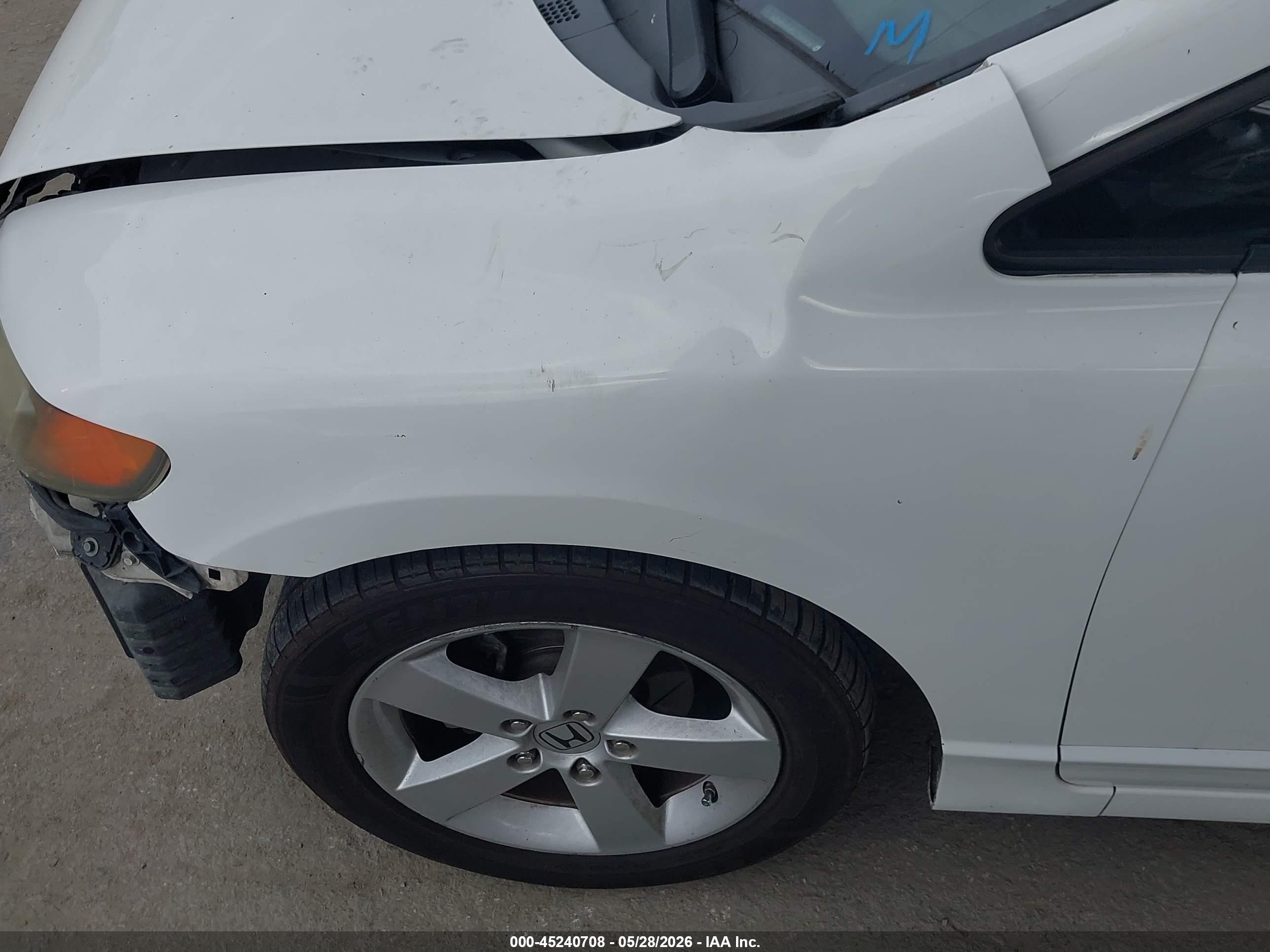 2008 Honda Civic Ex White vin: 1HGFA16888L086308