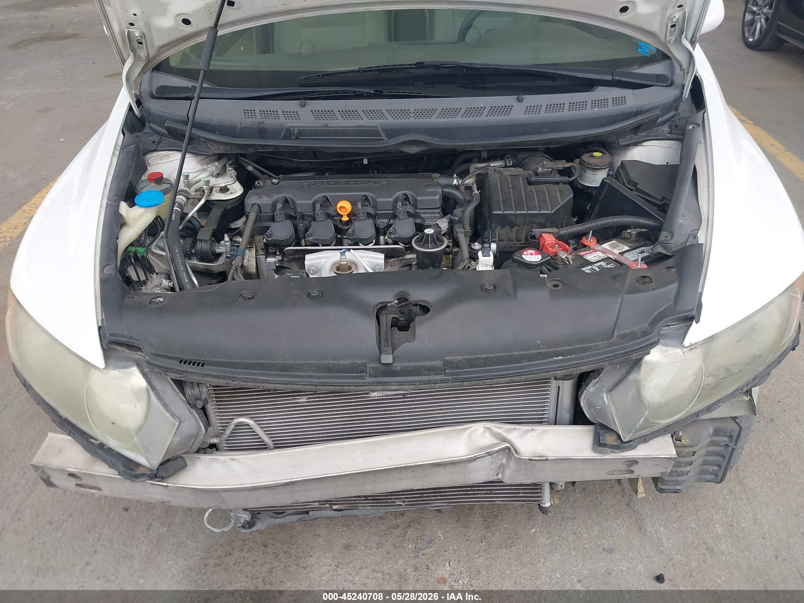2008 Honda Civic Ex White vin: 1HGFA16888L086308