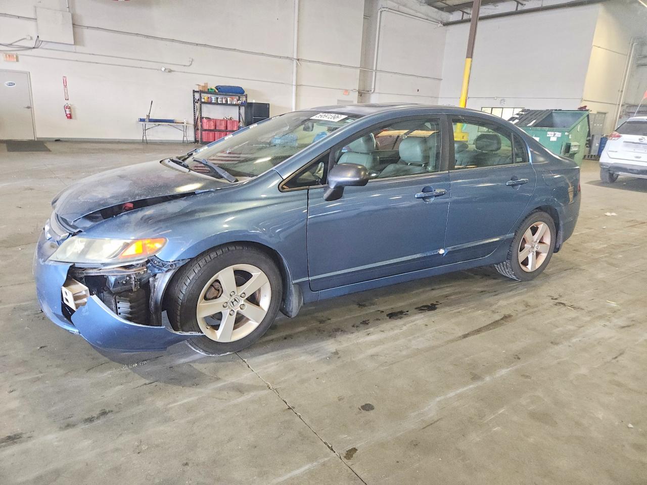 2008 Honda Civic Ex Blue vin: 1HGFA16888L102085