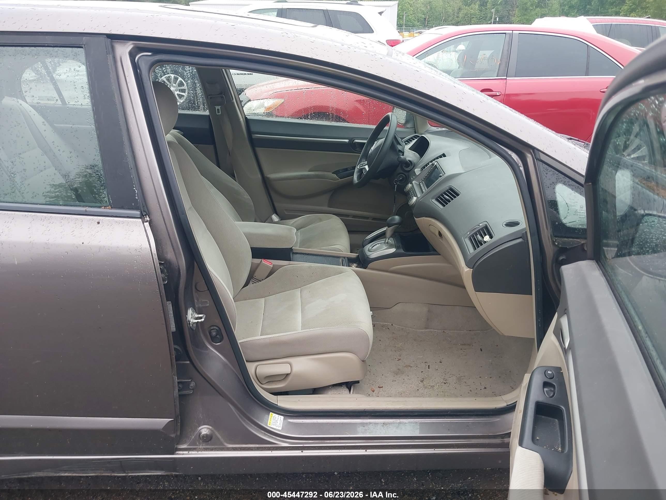 2009 Honda Civic Ex Gray vin: 1HGFA16889L017197