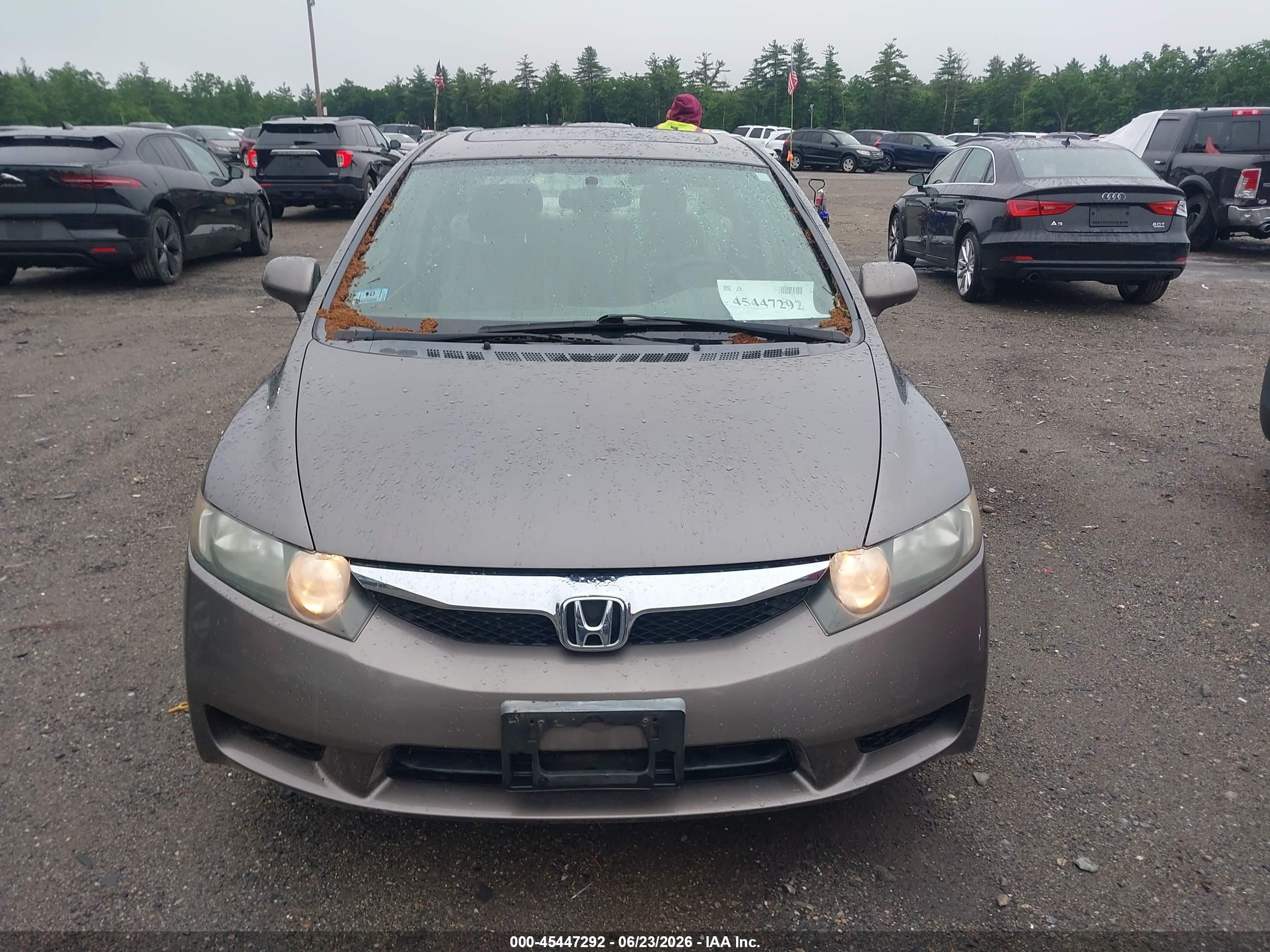 2009 Honda Civic Ex Gray vin: 1HGFA16889L017197