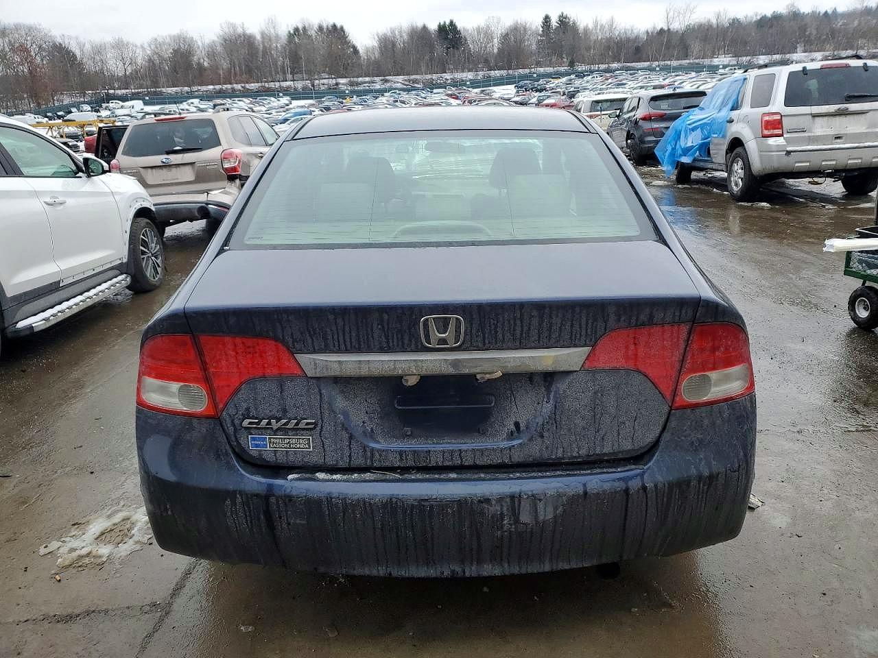 2009 Honda Civic Ex Синий vin: 1HGFA16889L026109