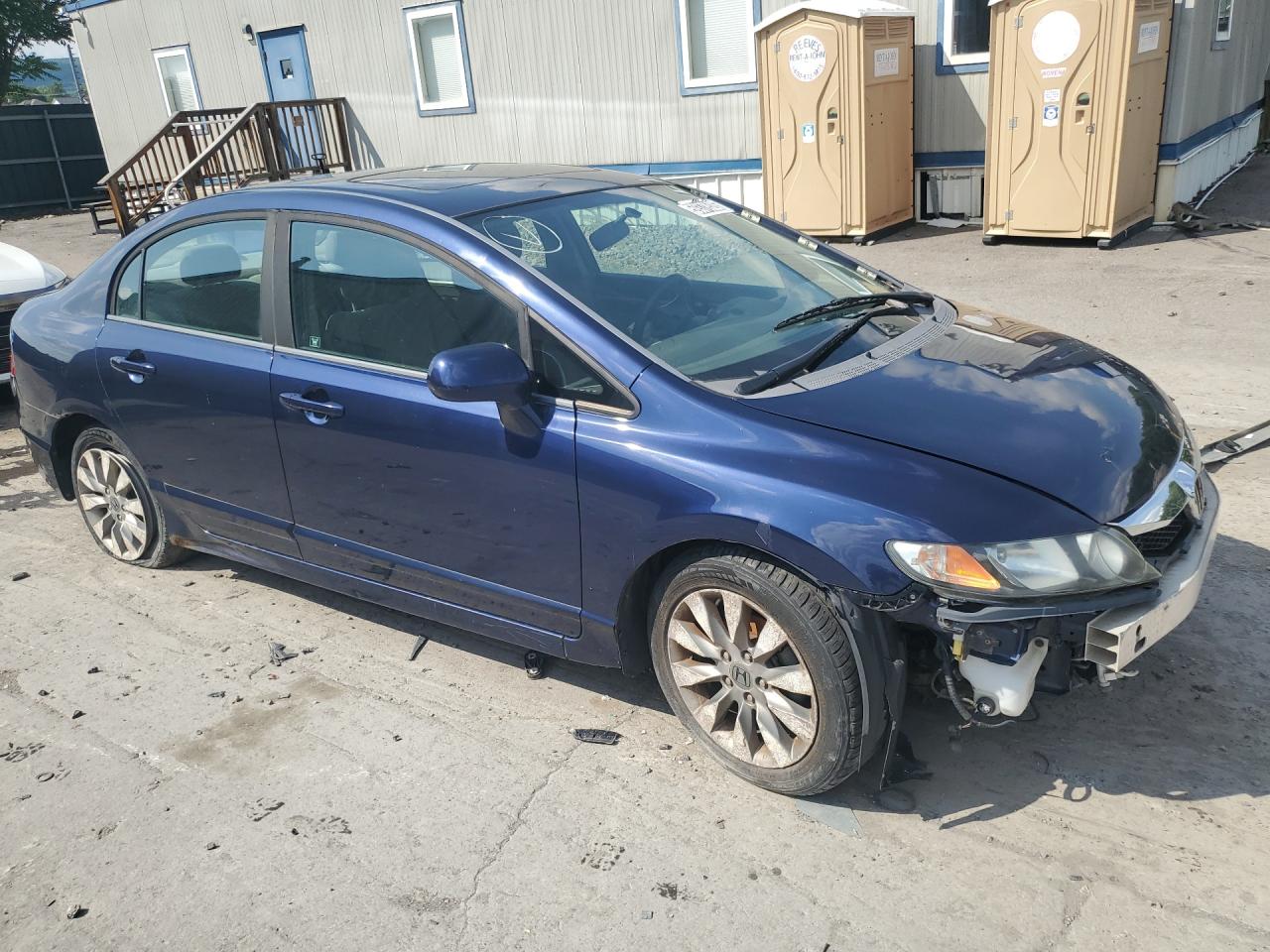 2009 Honda Civic Ex Синий vin: 1HGFA16889L026109 Damage: Right Front Fender, Heavy Scratch, 1 To 2 Inches