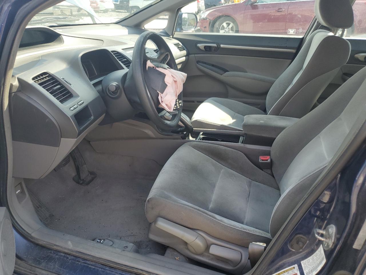 2009 Honda Civic Ex Синий vin: 1HGFA16889L026109 Damage: Airbag - Front Left, Deployed, Replacement Required