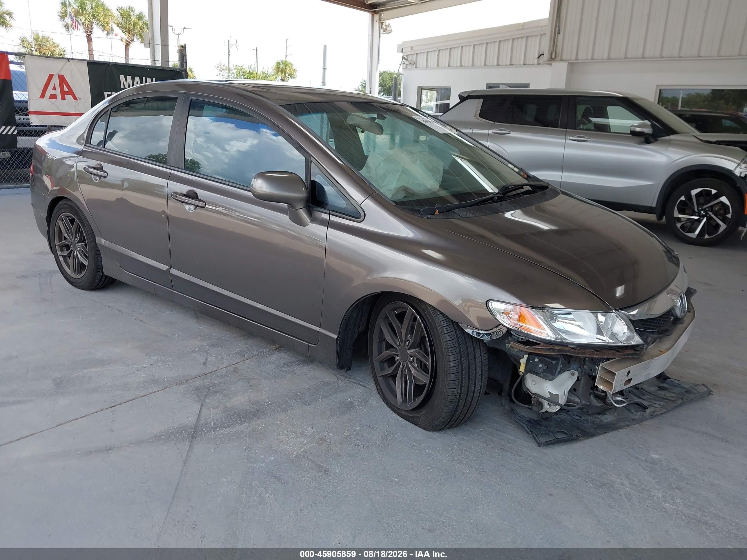 2009 Honda Civic Ex Gray vin: 1HGFA16889L026465