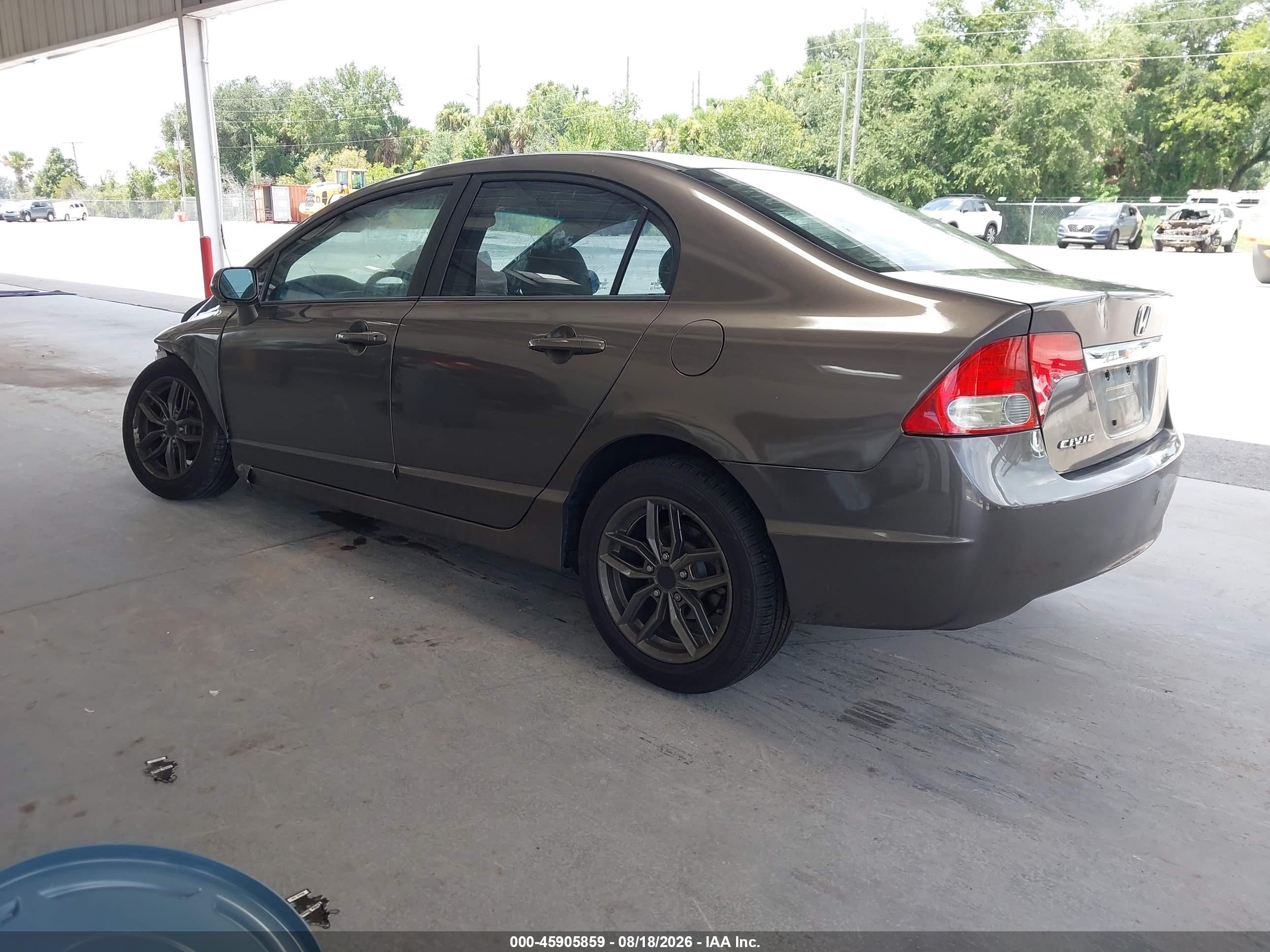 2009 Honda Civic Ex Gray vin: 1HGFA16889L026465
