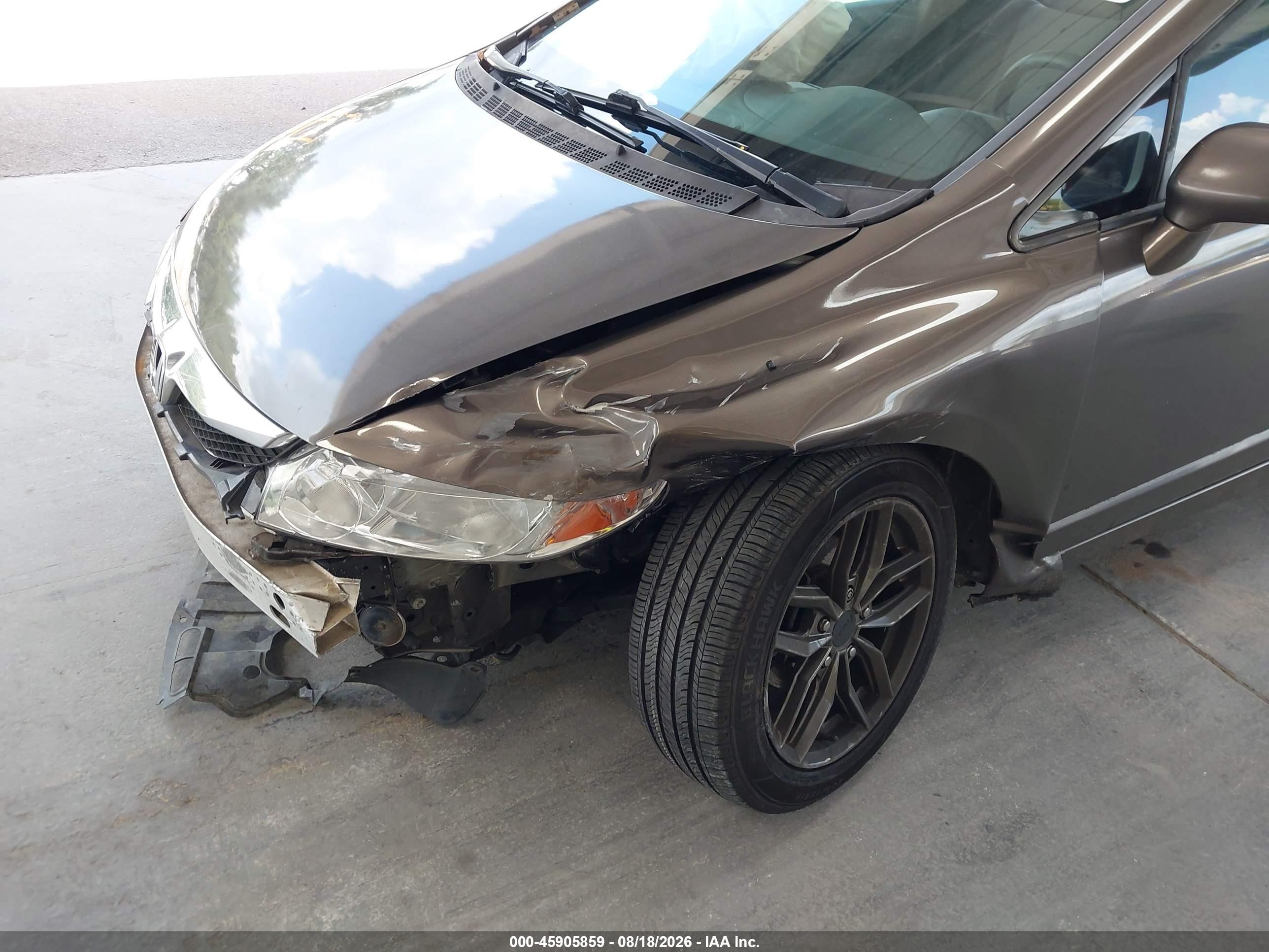2009 Honda Civic Ex Gray vin: 1HGFA16889L026465