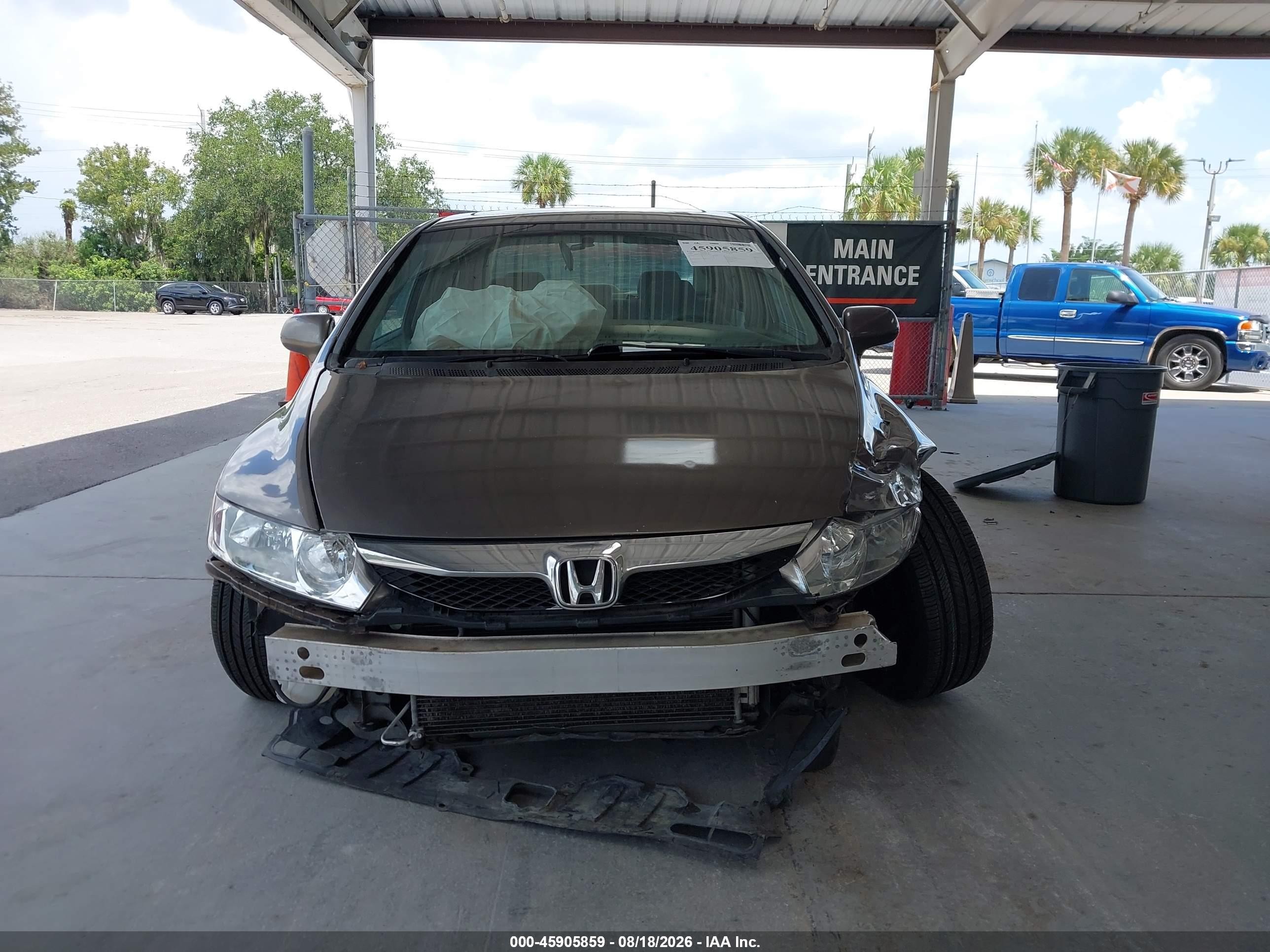 2009 Honda Civic Ex Gray vin: 1HGFA16889L026465