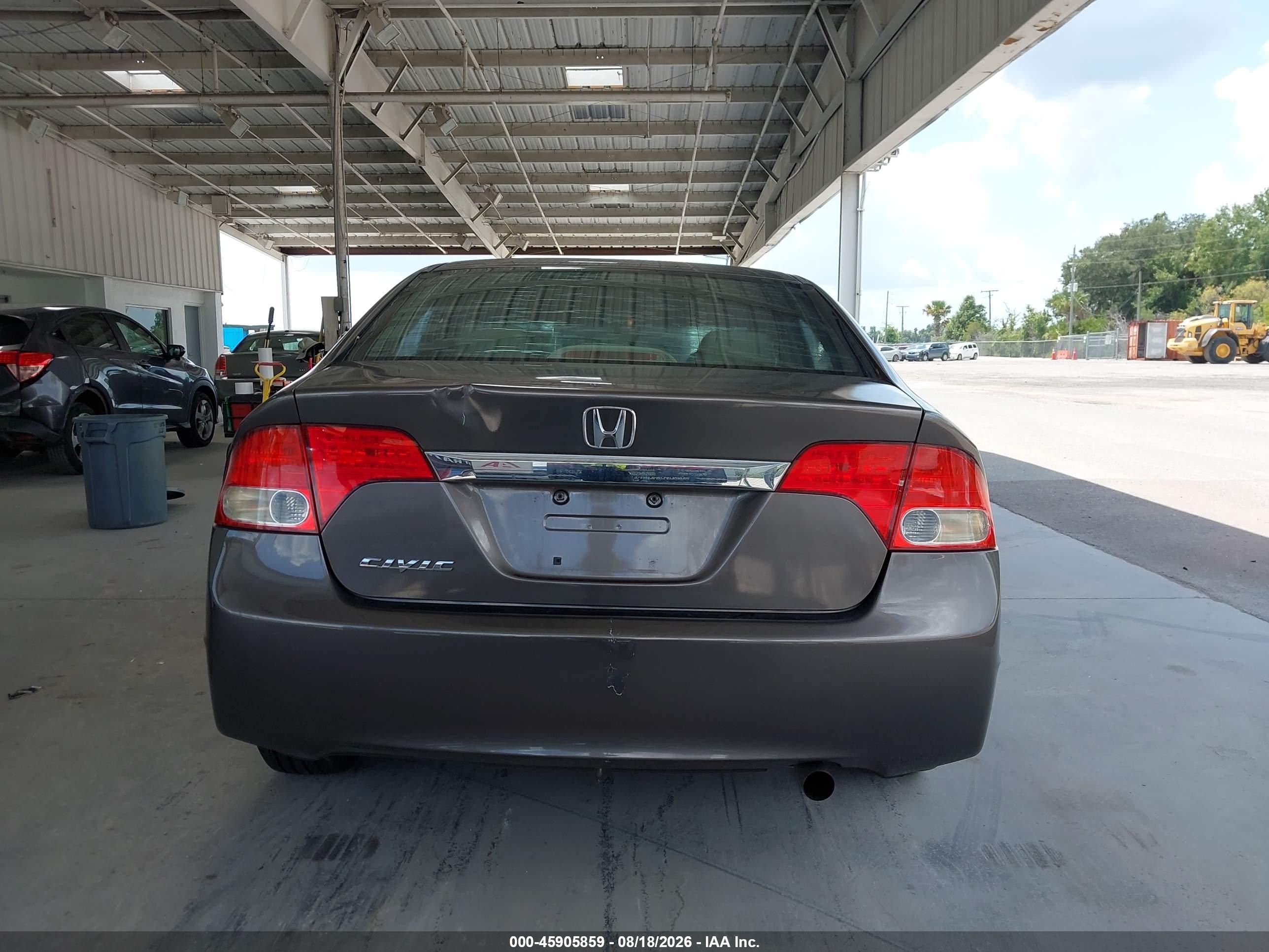 2009 Honda Civic Ex Gray vin: 1HGFA16889L026465
