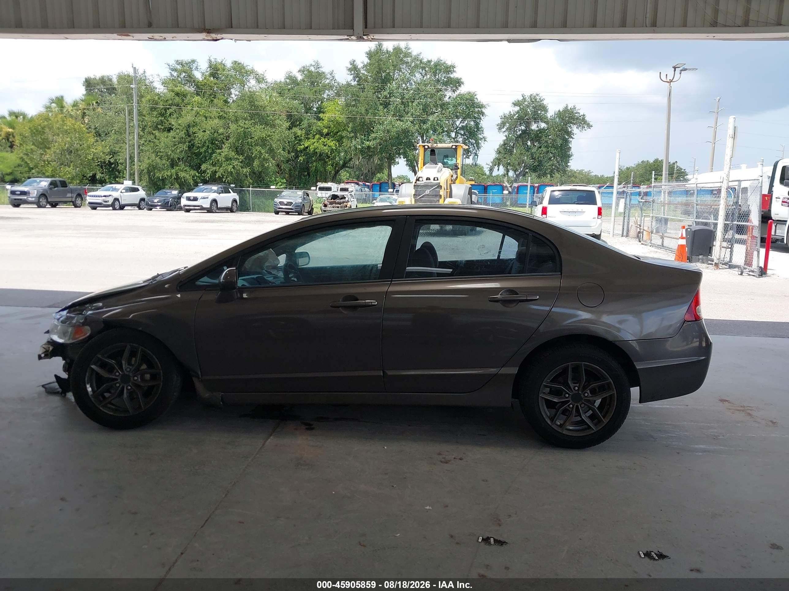 2009 Honda Civic Ex Gray vin: 1HGFA16889L026465