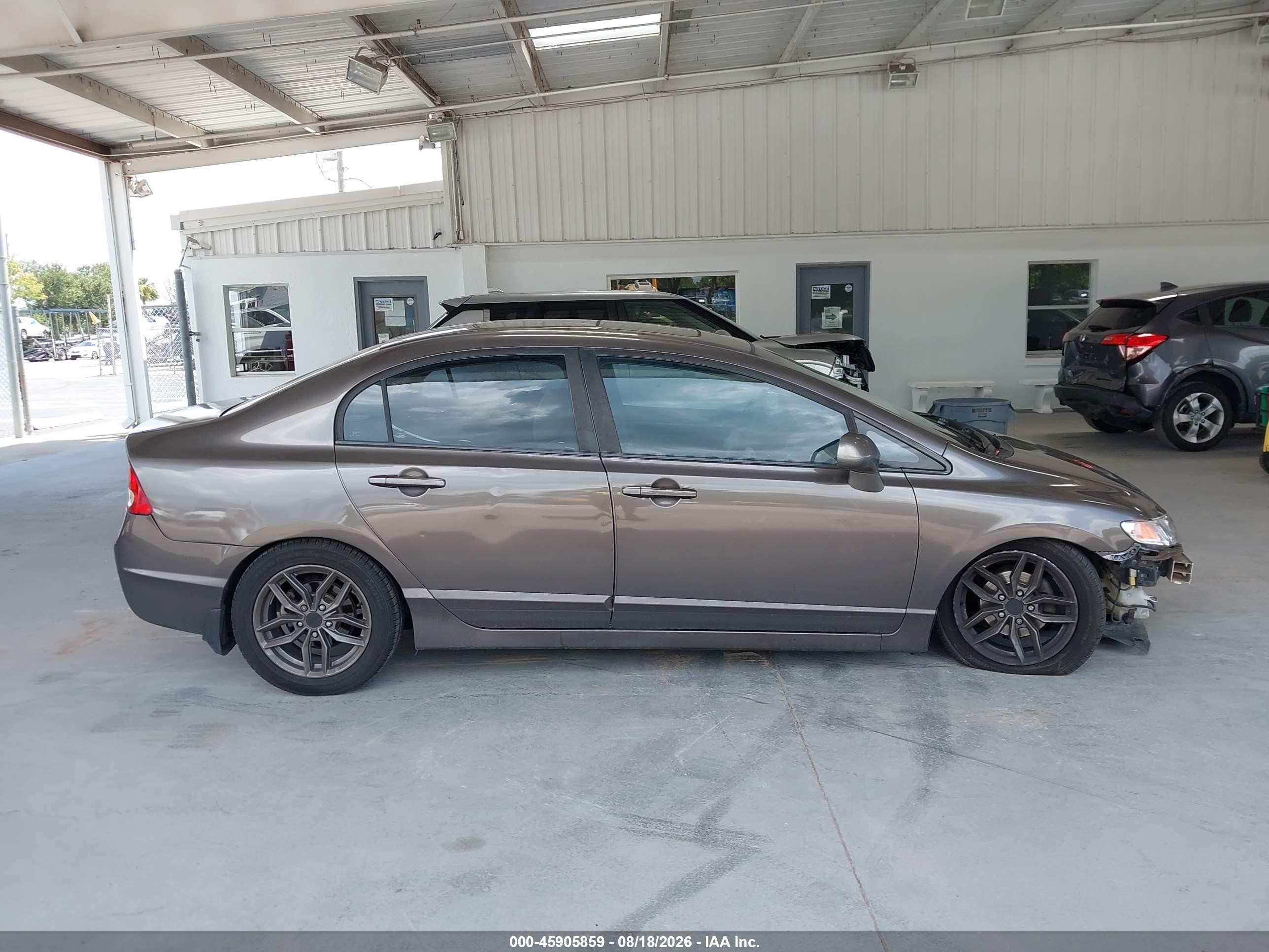 2009 Honda Civic Ex Gray vin: 1HGFA16889L026465