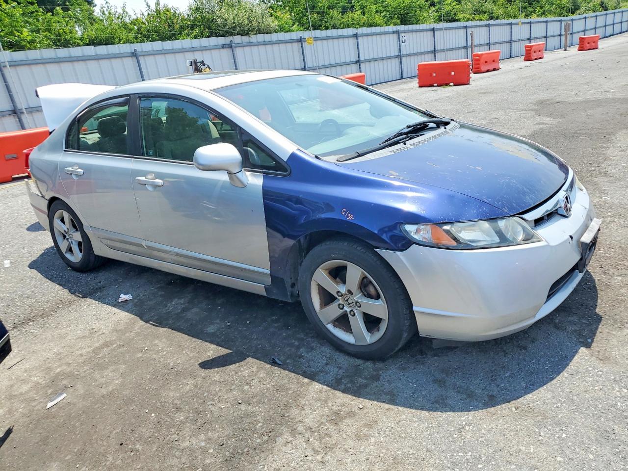 2006 Honda Civic Ex Silver vin: 1HGFA16896L004986