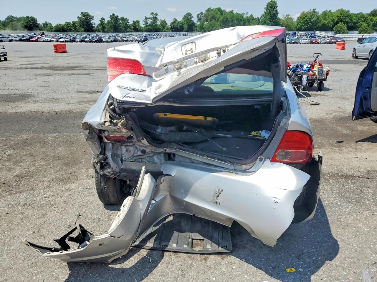2006 Honda Civic Ex Silver vin: 1HGFA16896L004986