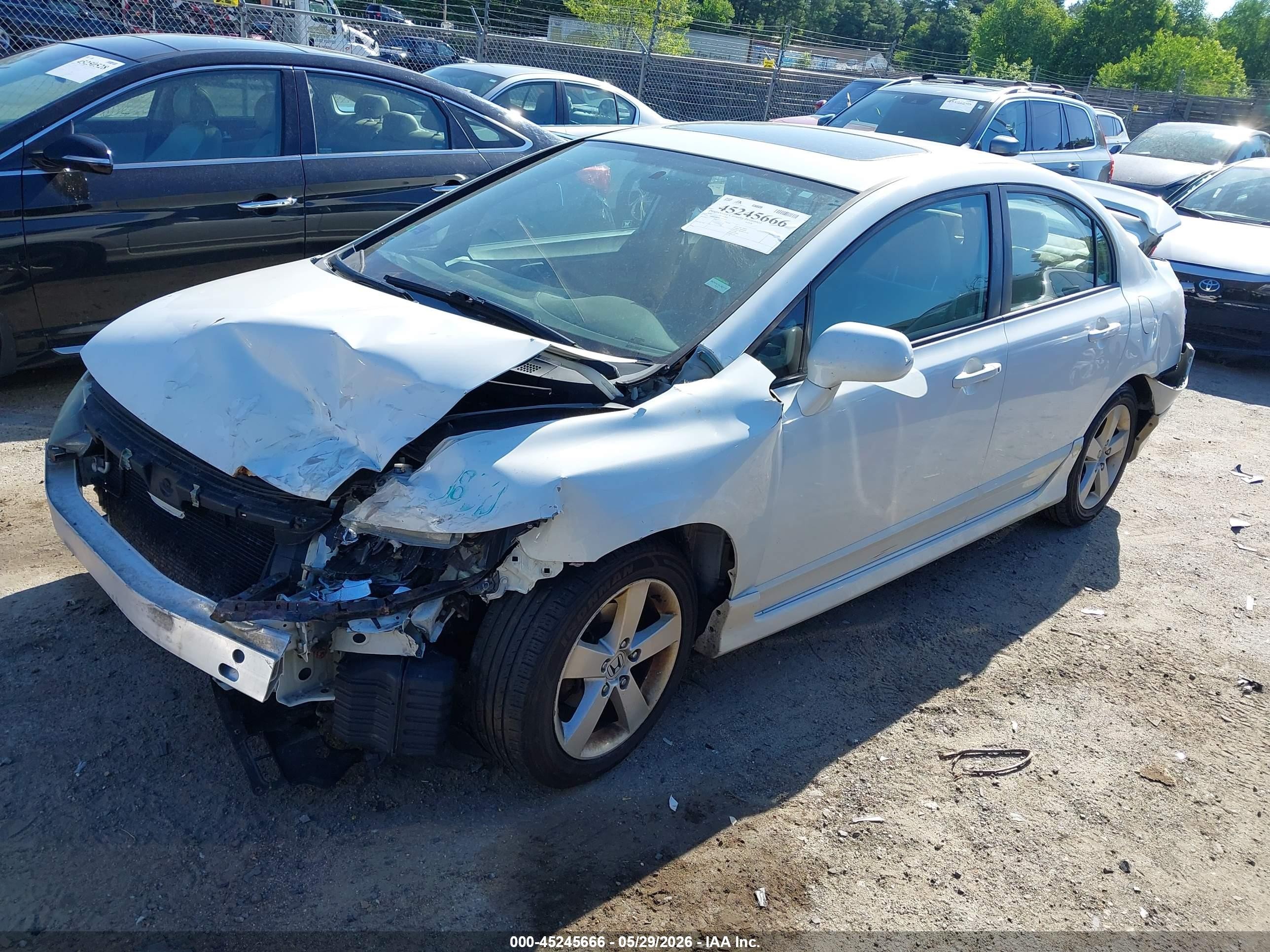 2006 Honda Civic Ex White vin: 1HGFA16896L039964