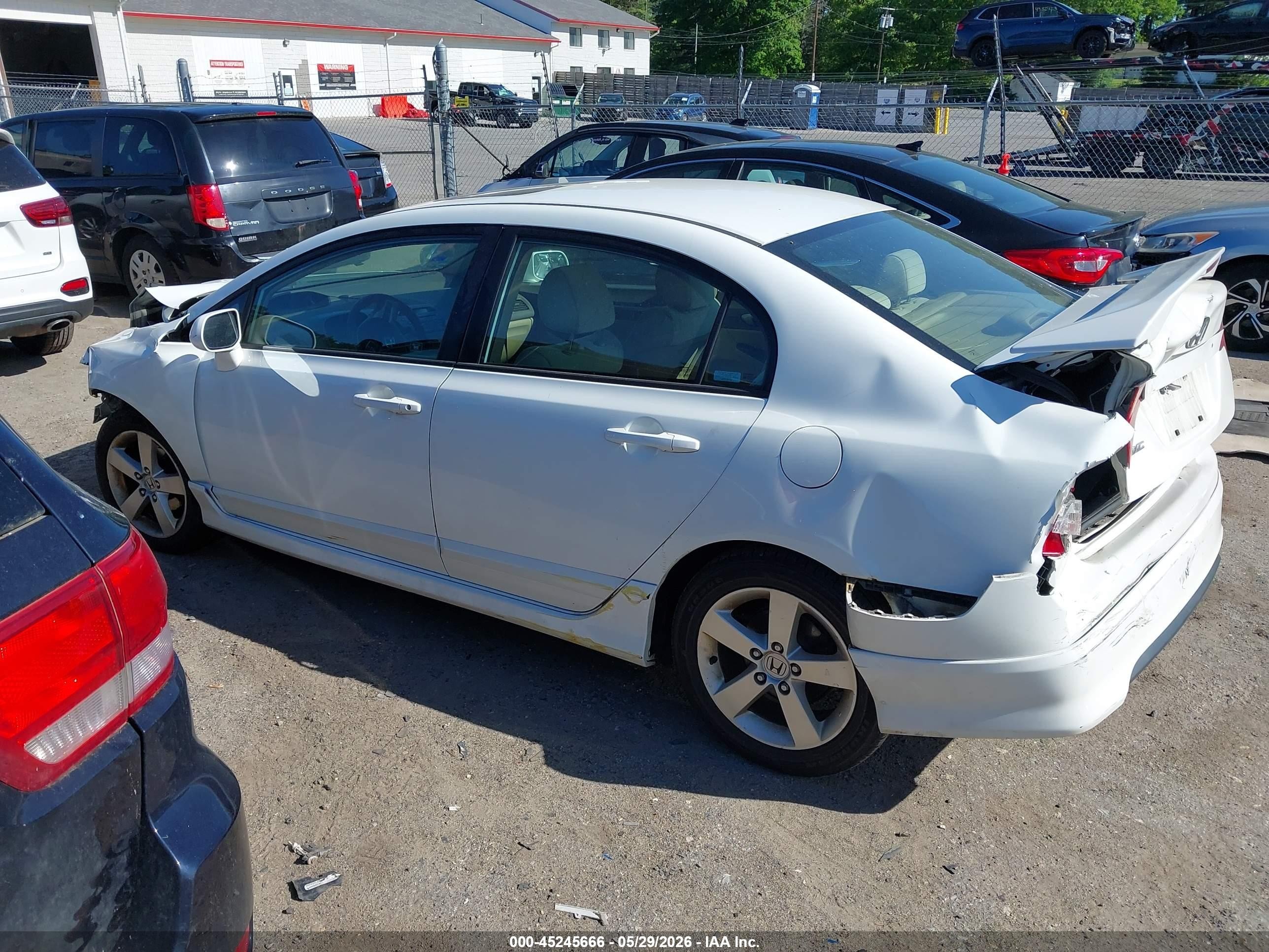 2006 Honda Civic Ex White vin: 1HGFA16896L039964