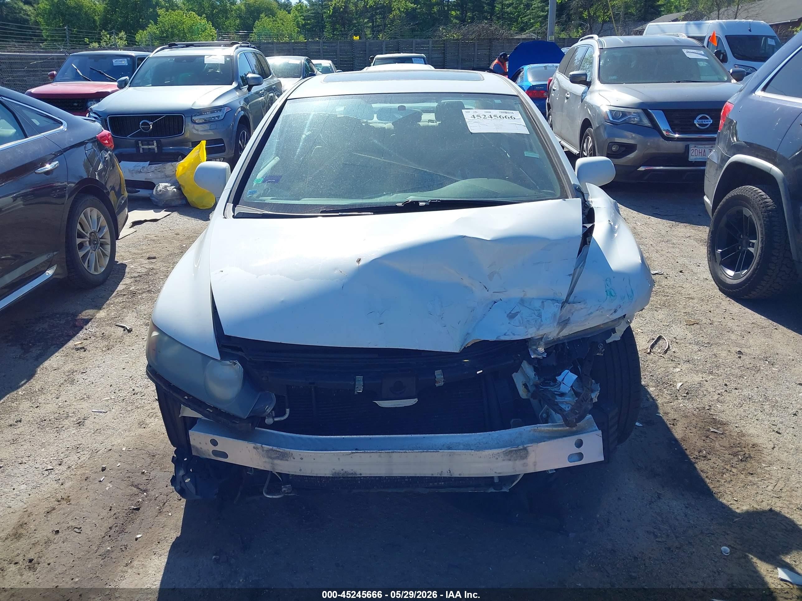 2006 Honda Civic Ex White vin: 1HGFA16896L039964