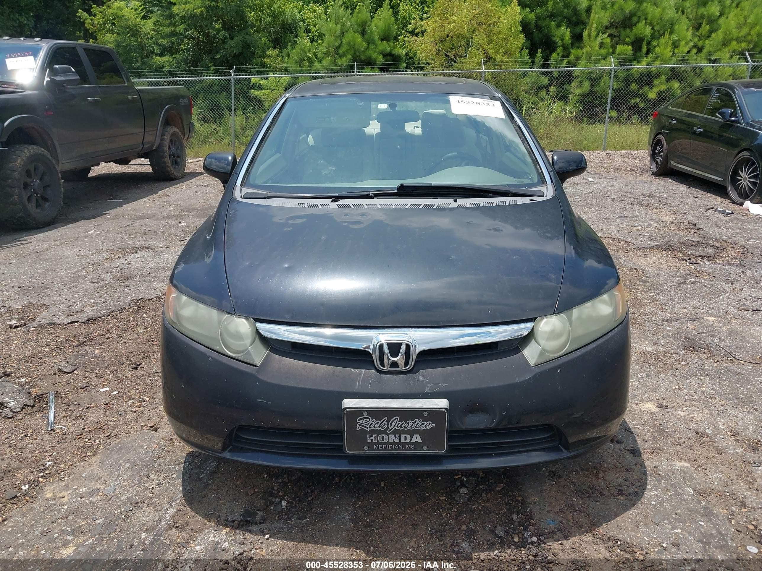 2006 Honda Civic Ex Black vin: 1HGFA16896L133231