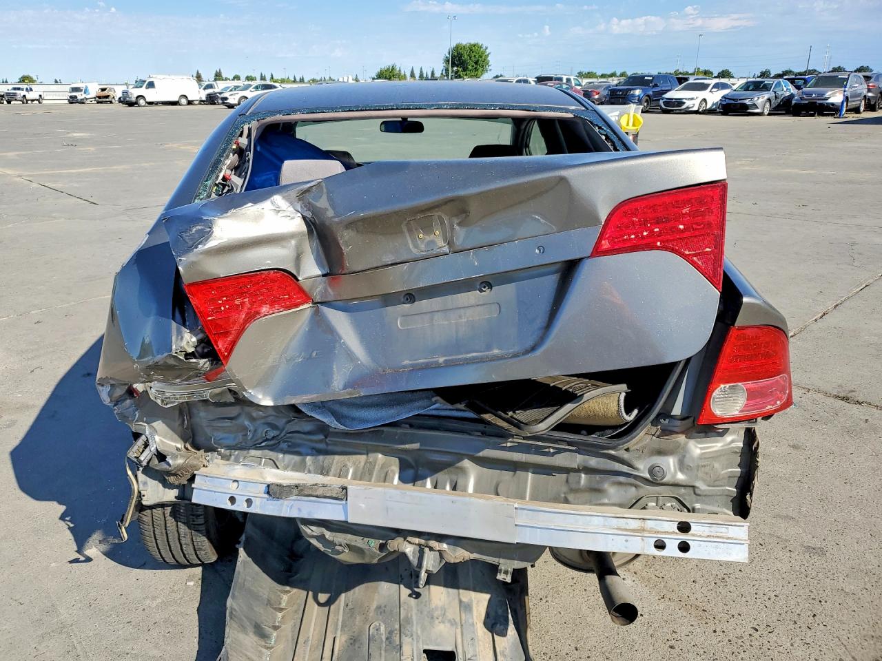2006 Honda Civic Ex Gray vin: 1HGFA16896L143600