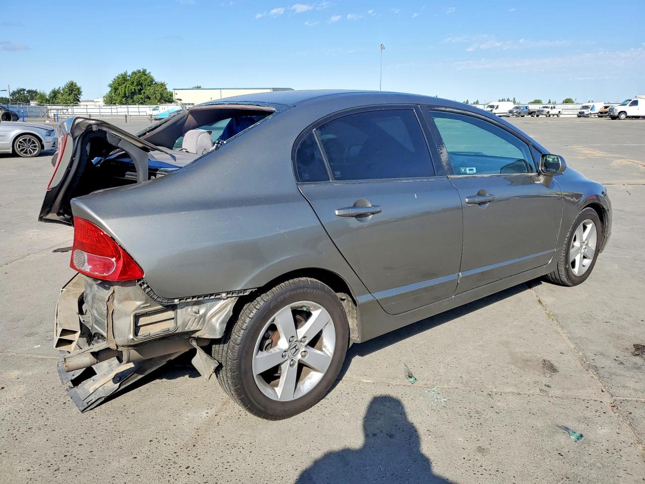 2006 Honda Civic Ex Gray vin: 1HGFA16896L143600