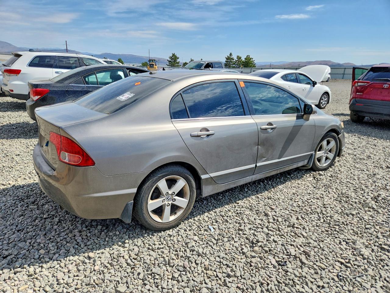 2007 Honda Civic Ex Gray vin: 1HGFA16897L005959