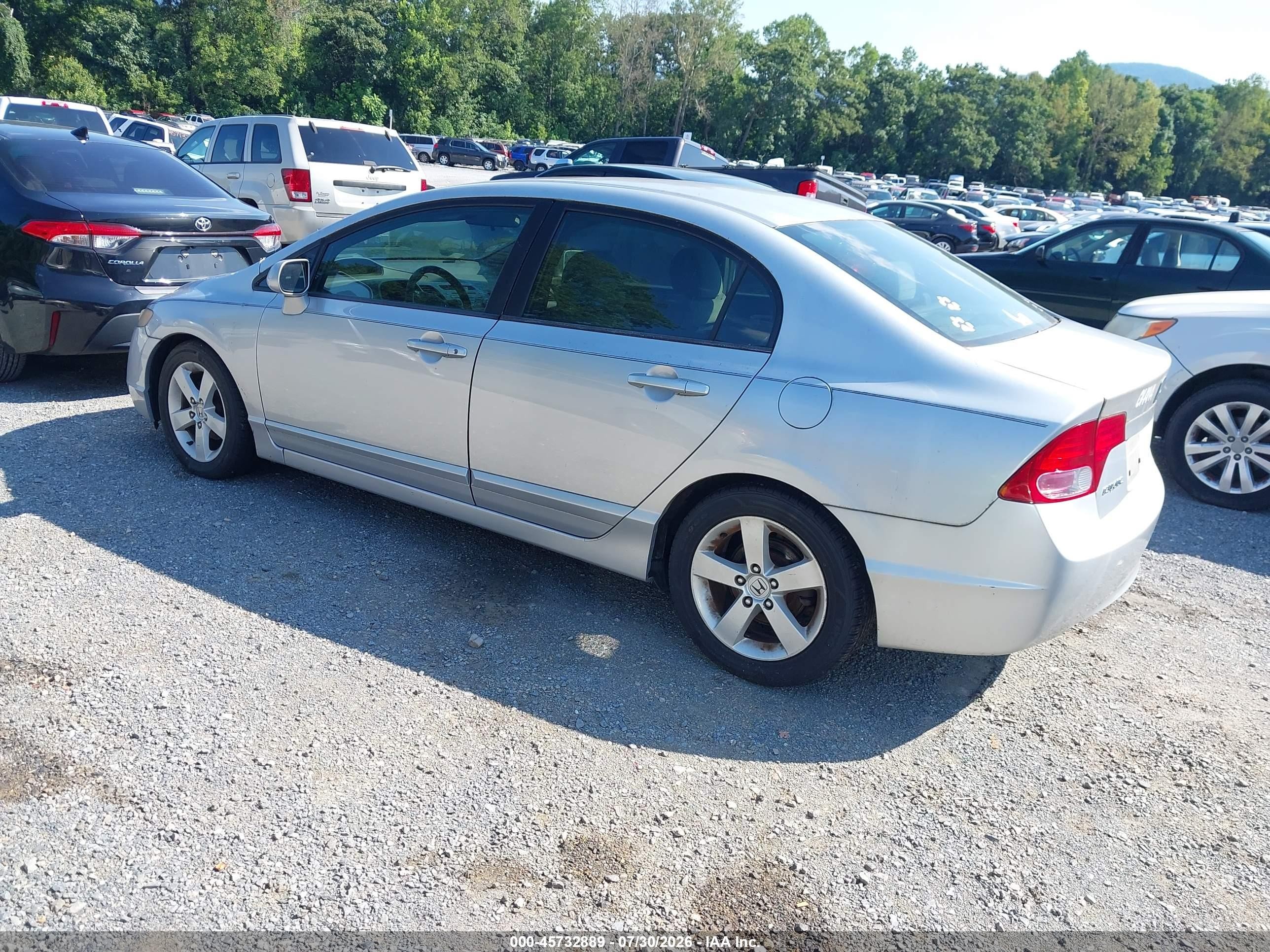 2007 Honda Civic Ex Silver vin: 1HGFA16897L028447