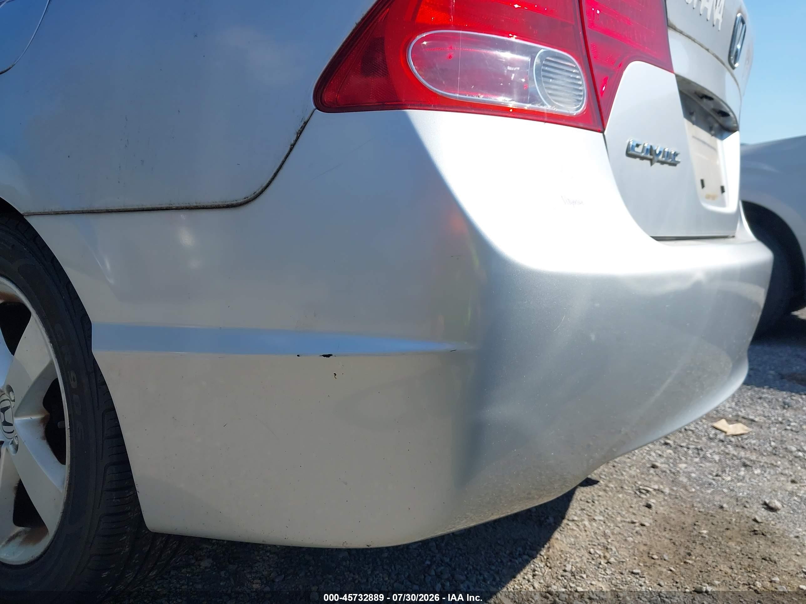 2007 Honda Civic Ex Silver vin: 1HGFA16897L028447