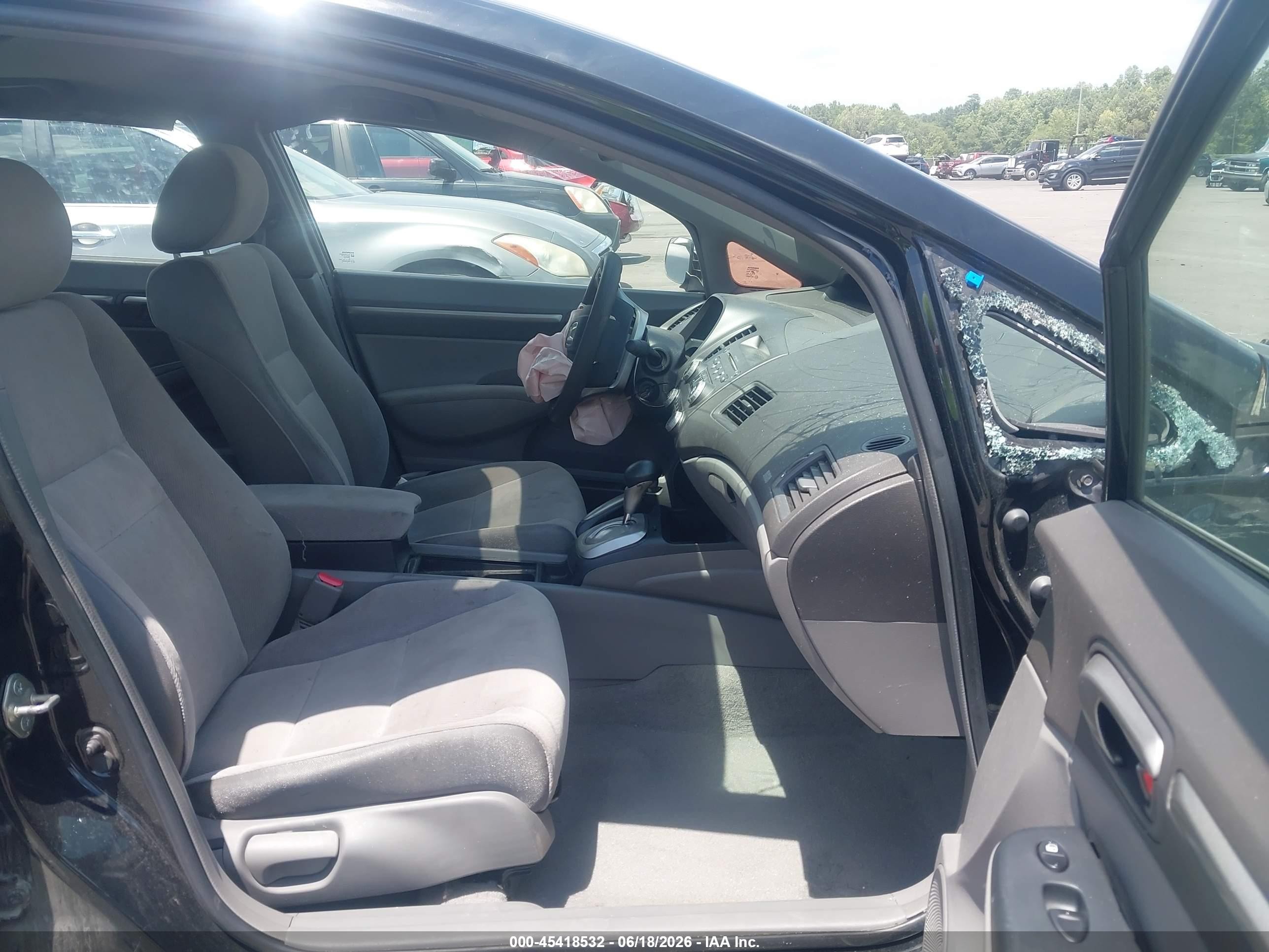 2007 Honda Civic Ex Black vin: 1HGFA16897L033440