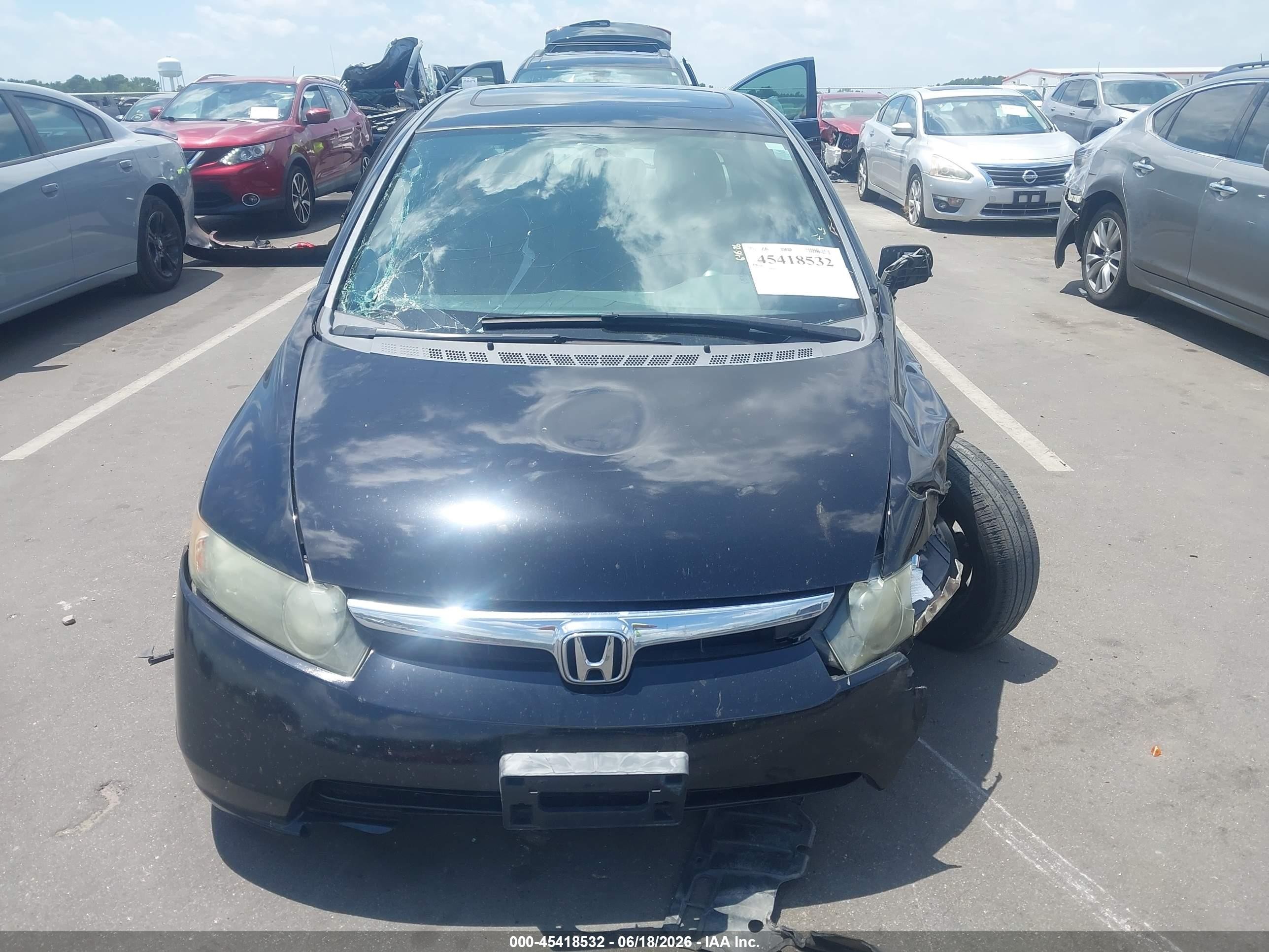 2007 Honda Civic Ex Black vin: 1HGFA16897L033440