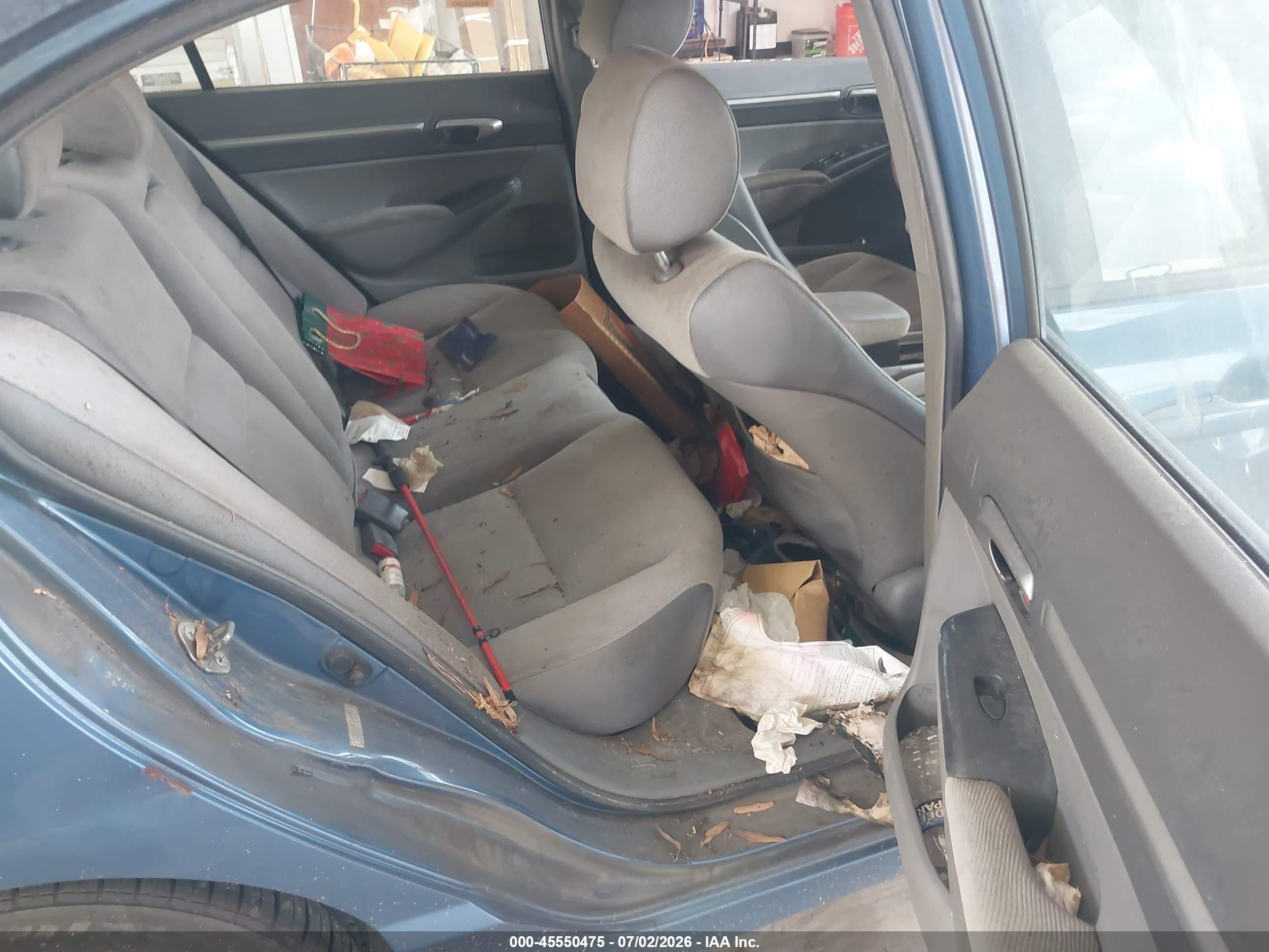2007 Honda Civic Ex Blue vin: 1HGFA16897L041330