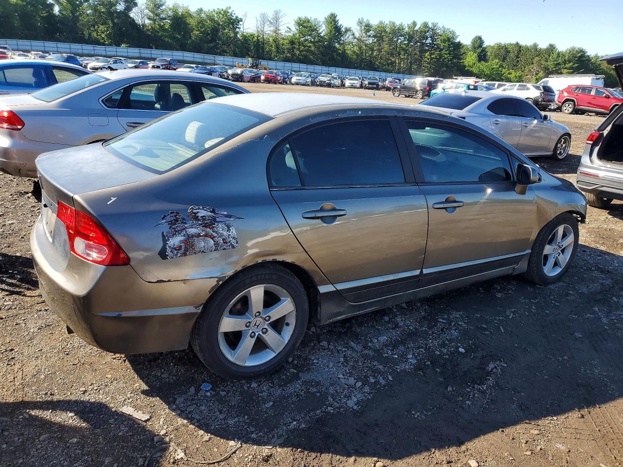 2007 Honda Civic Ex Gray vin: 1HGFA16897L042753