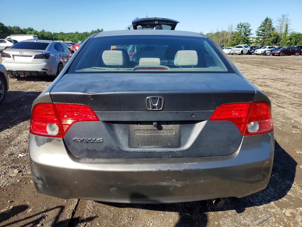 2007 Honda Civic Ex Gray vin: 1HGFA16897L042753